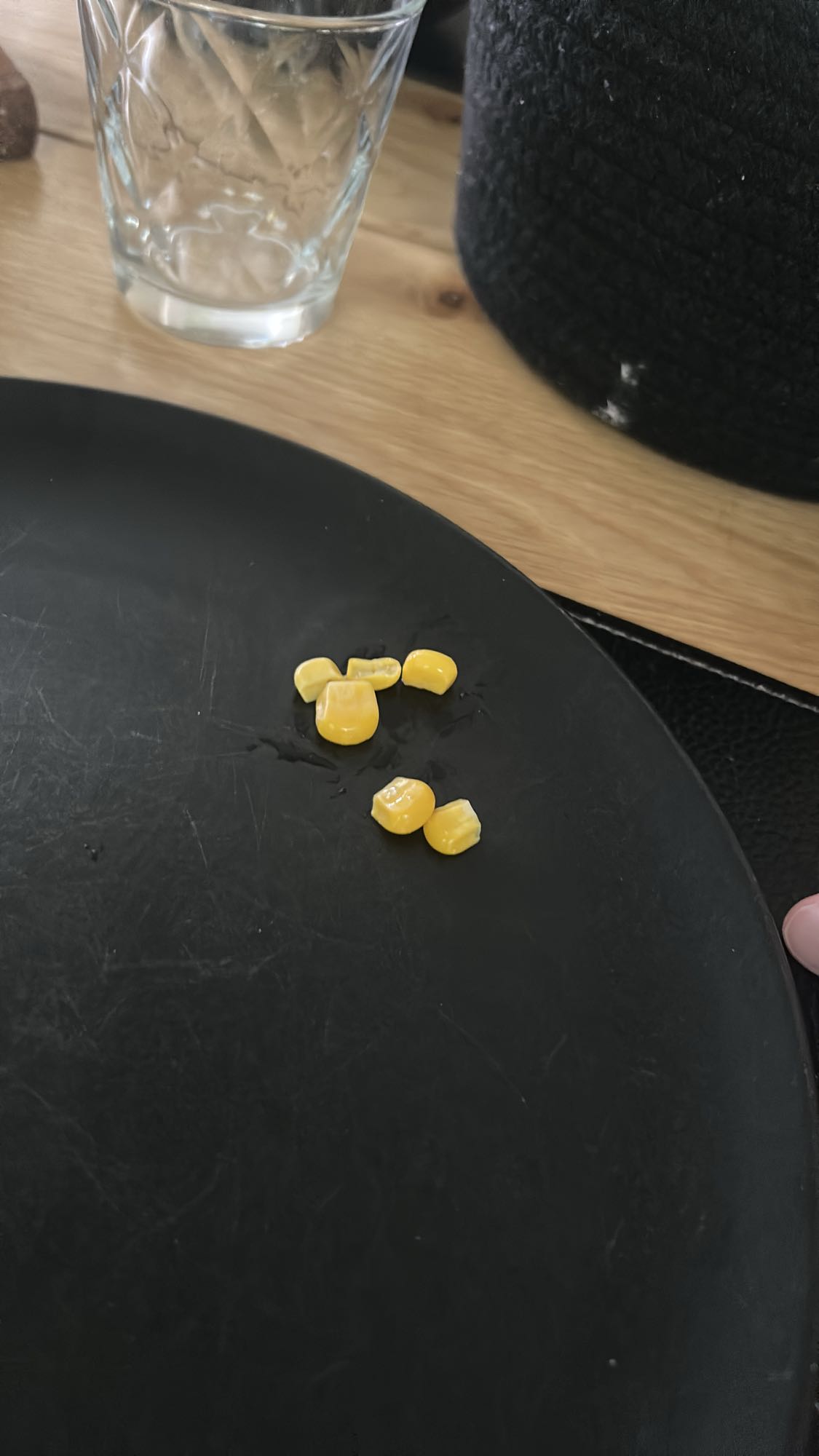 Majskorn på tallrik