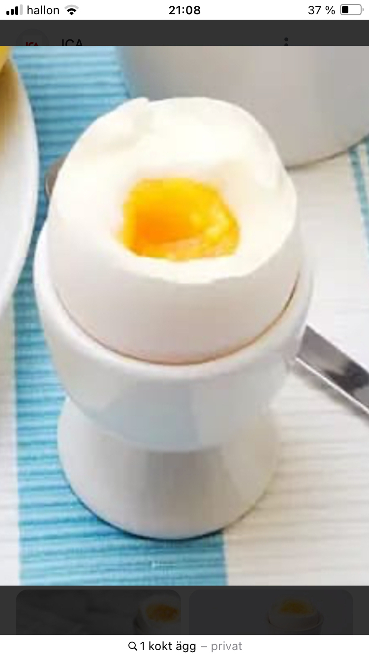 Kokt ägg