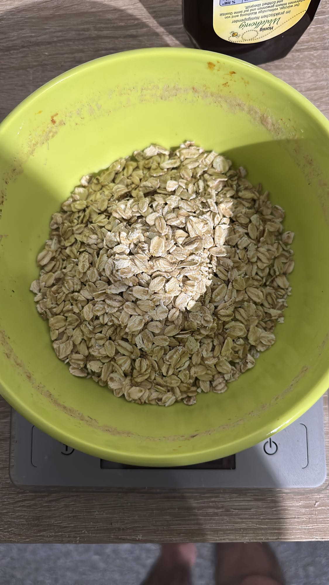 Haferflocken Schüssel