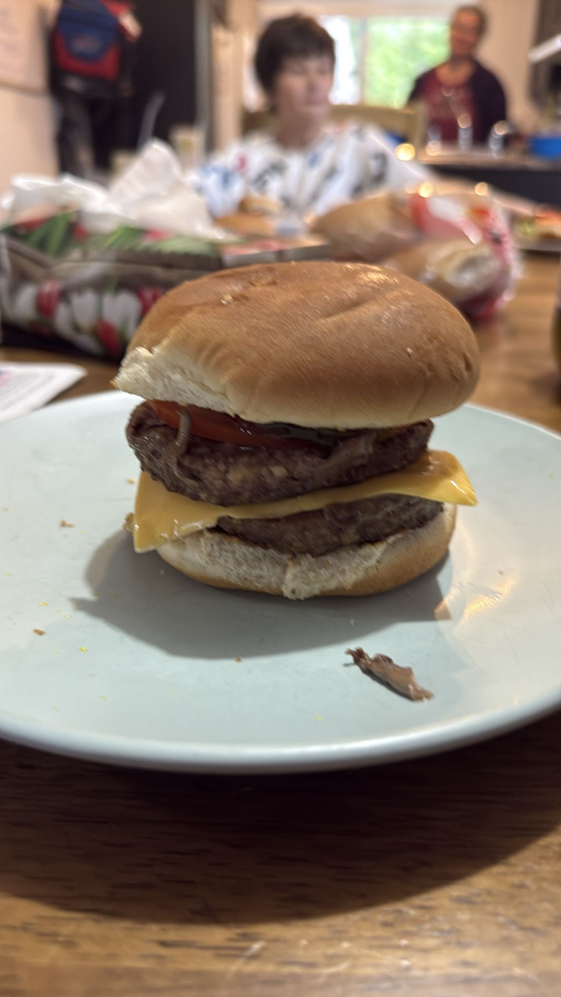 Double cheeseburger