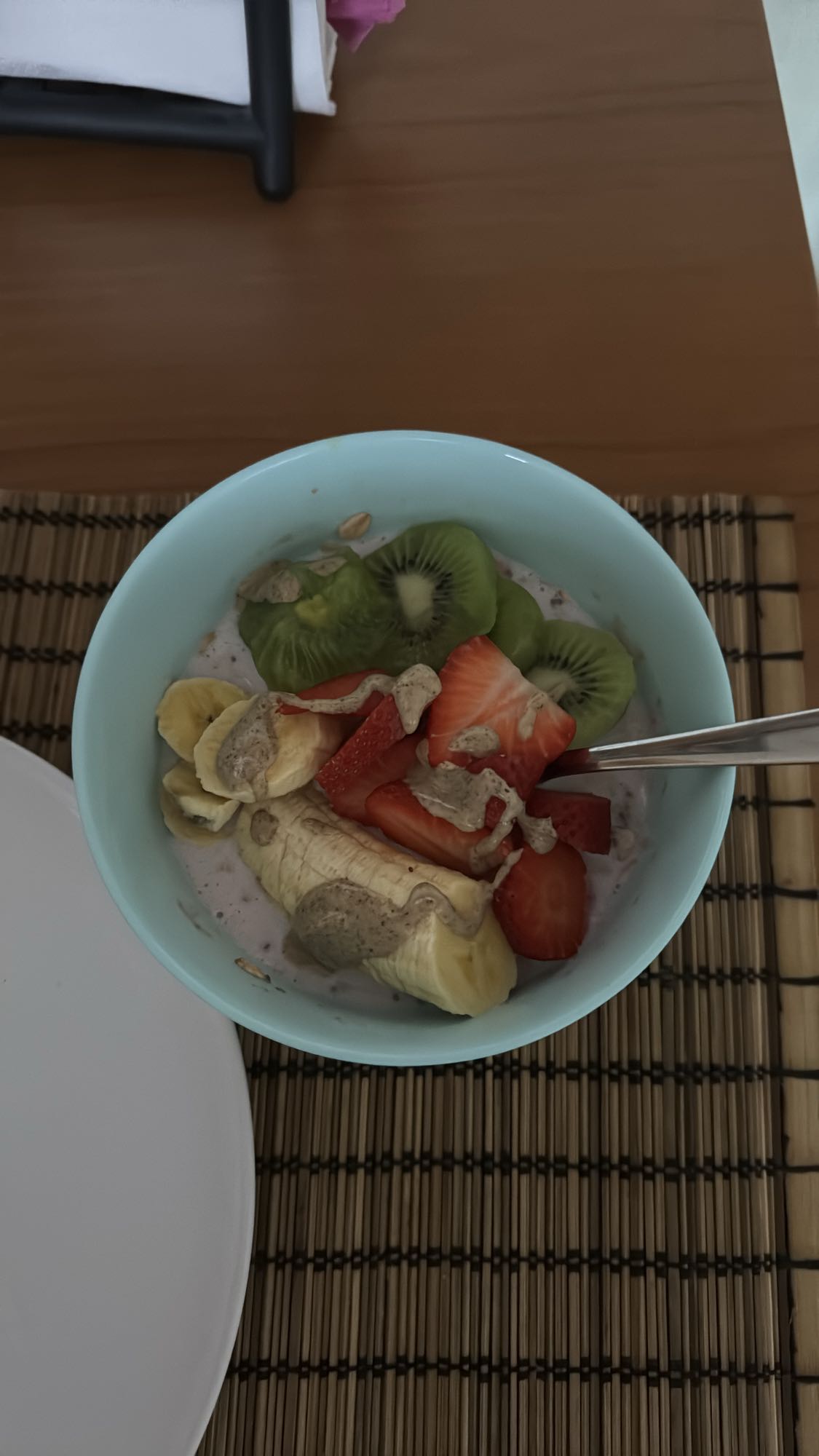 Tazón de frutas sin yogur