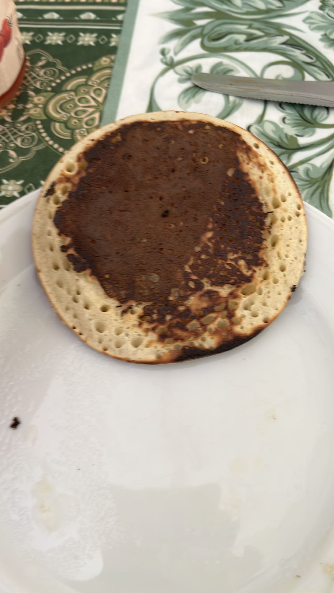 Crêpe ou pancake brun