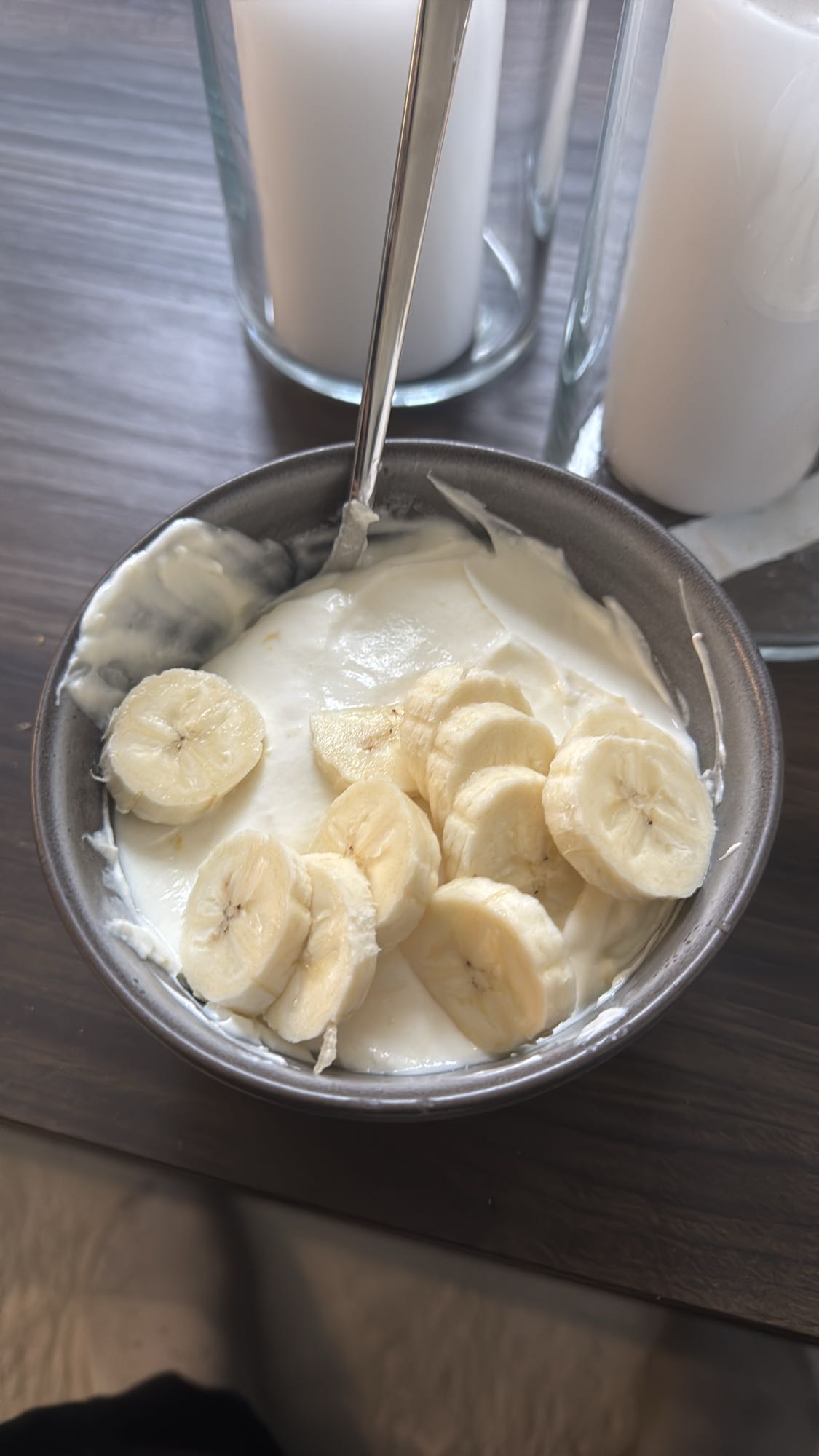 Yoghurt med banan