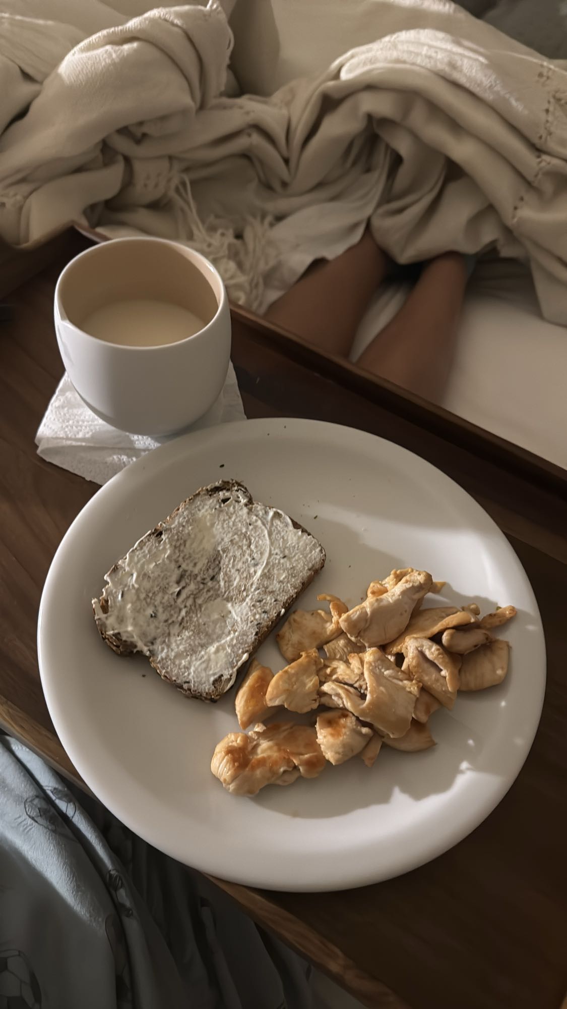 Desayuno proteico sencillo