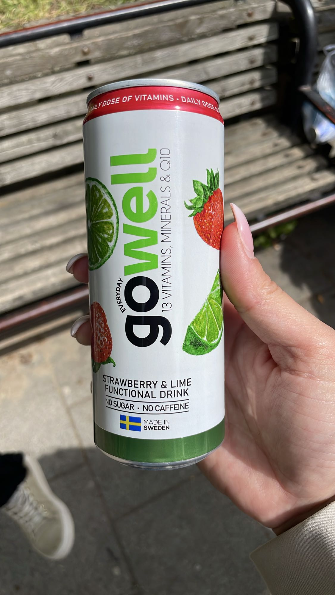 Jordgubb & lime dryck