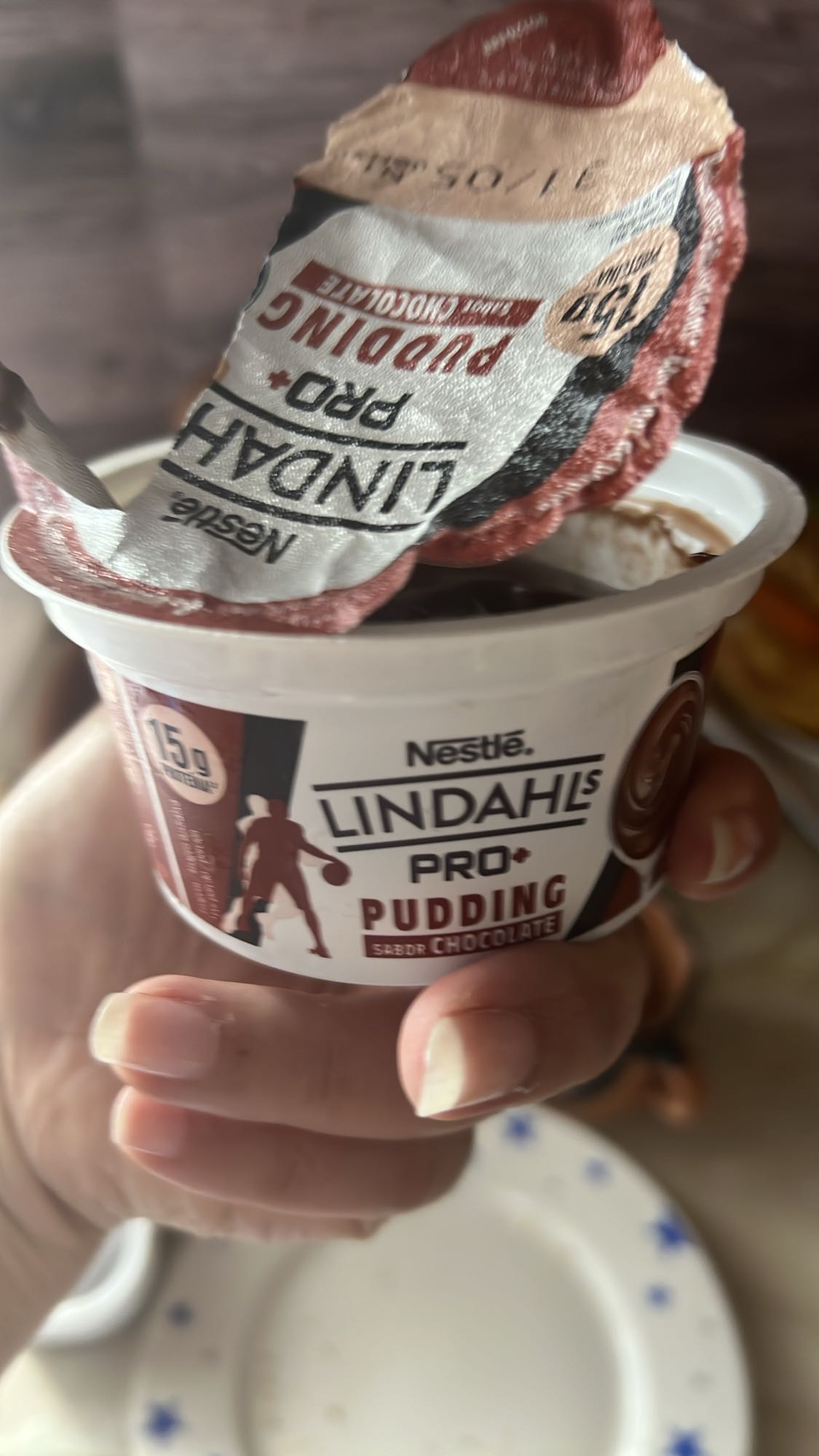 Pudín proteico chocolate