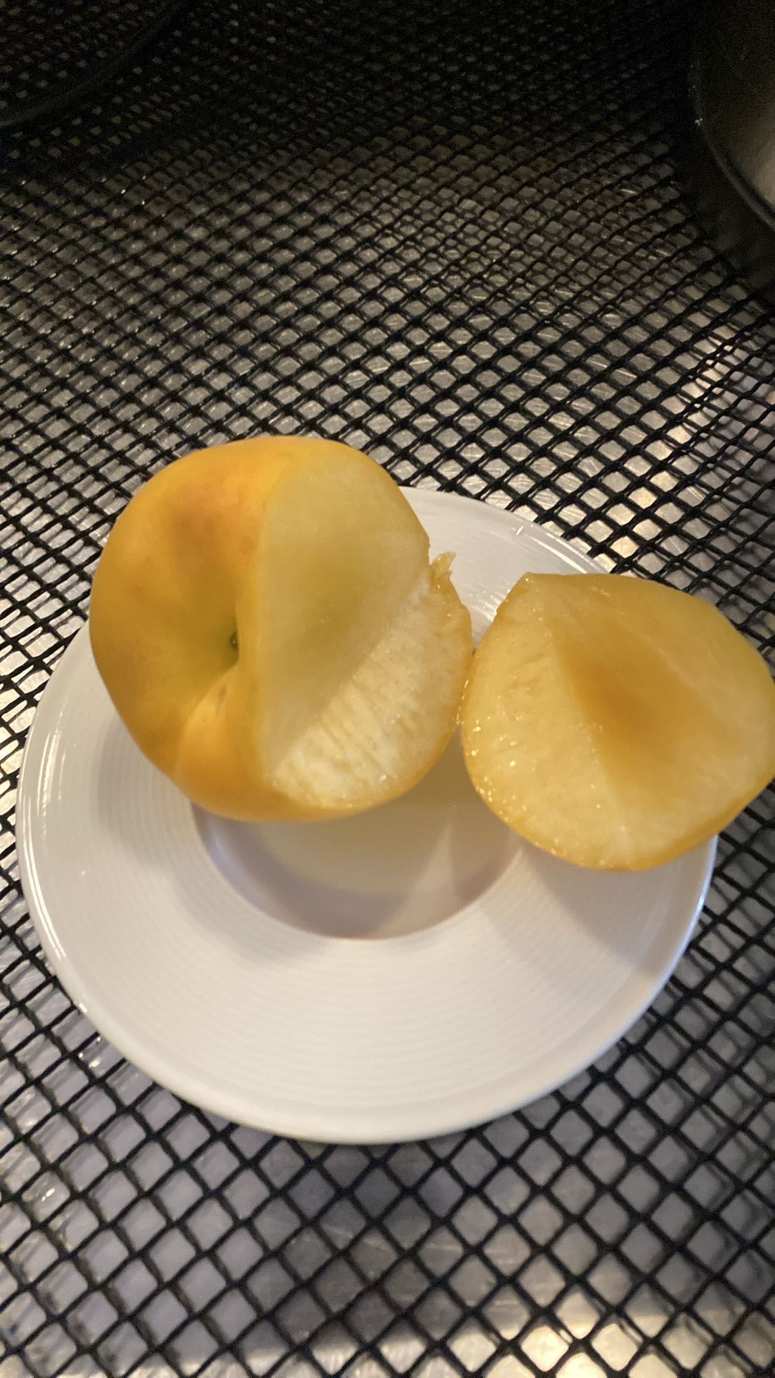 Sliced Asian pear