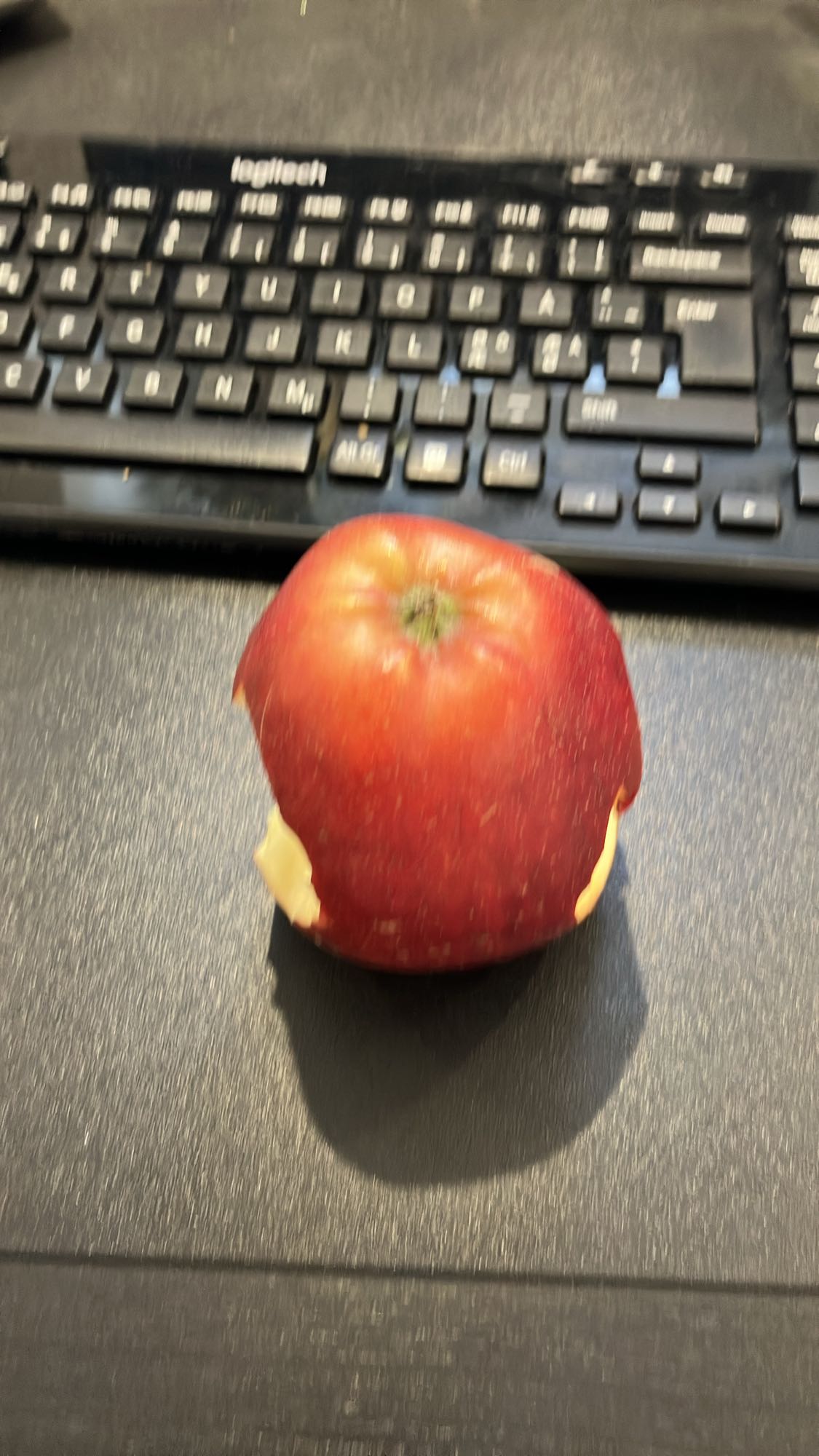 Röd äpple