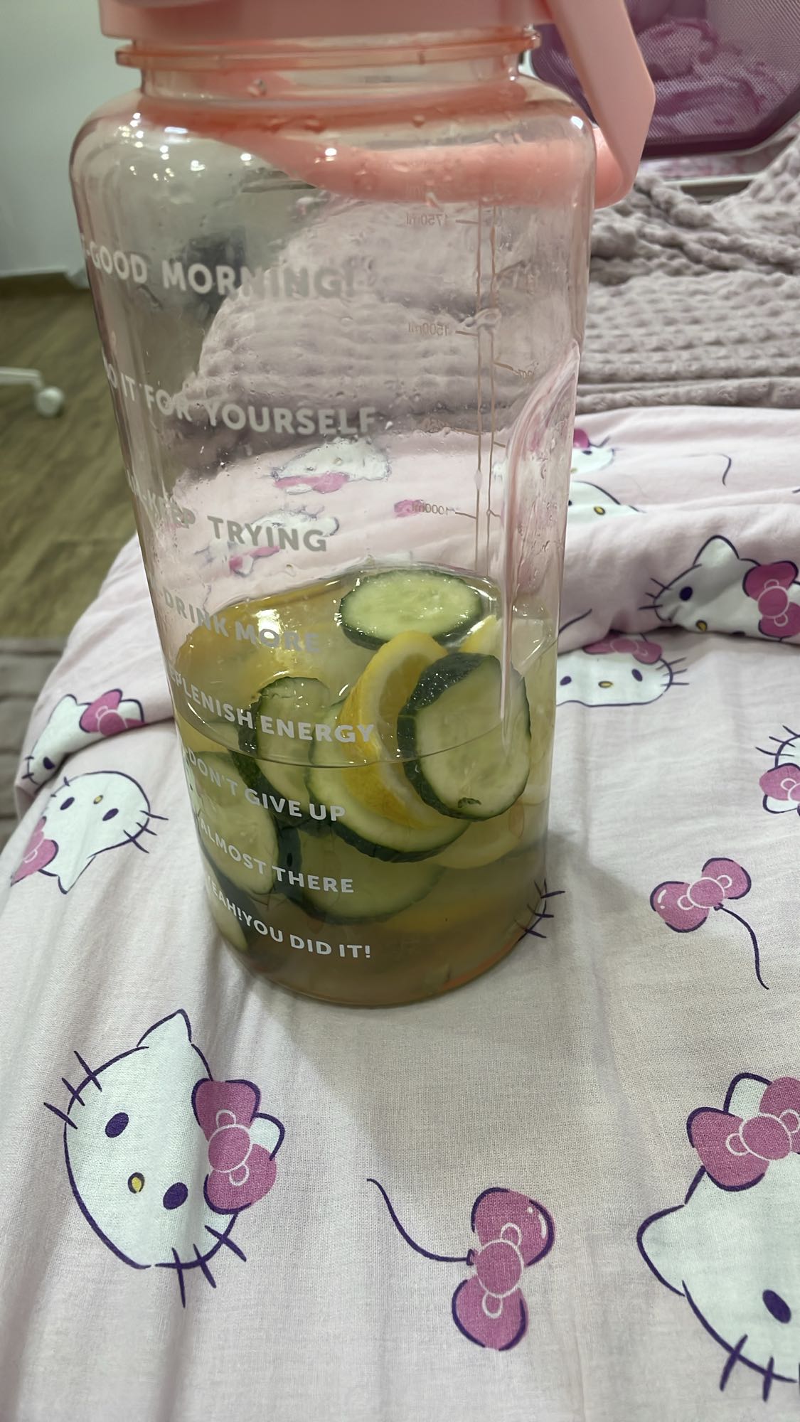 Cucumber Lemon Water