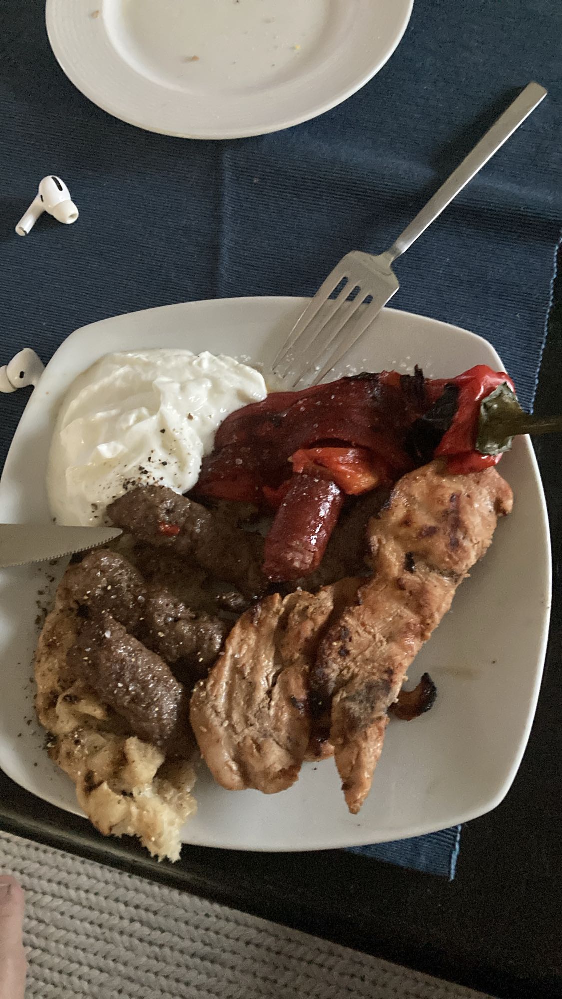 Grilltallrik med sås