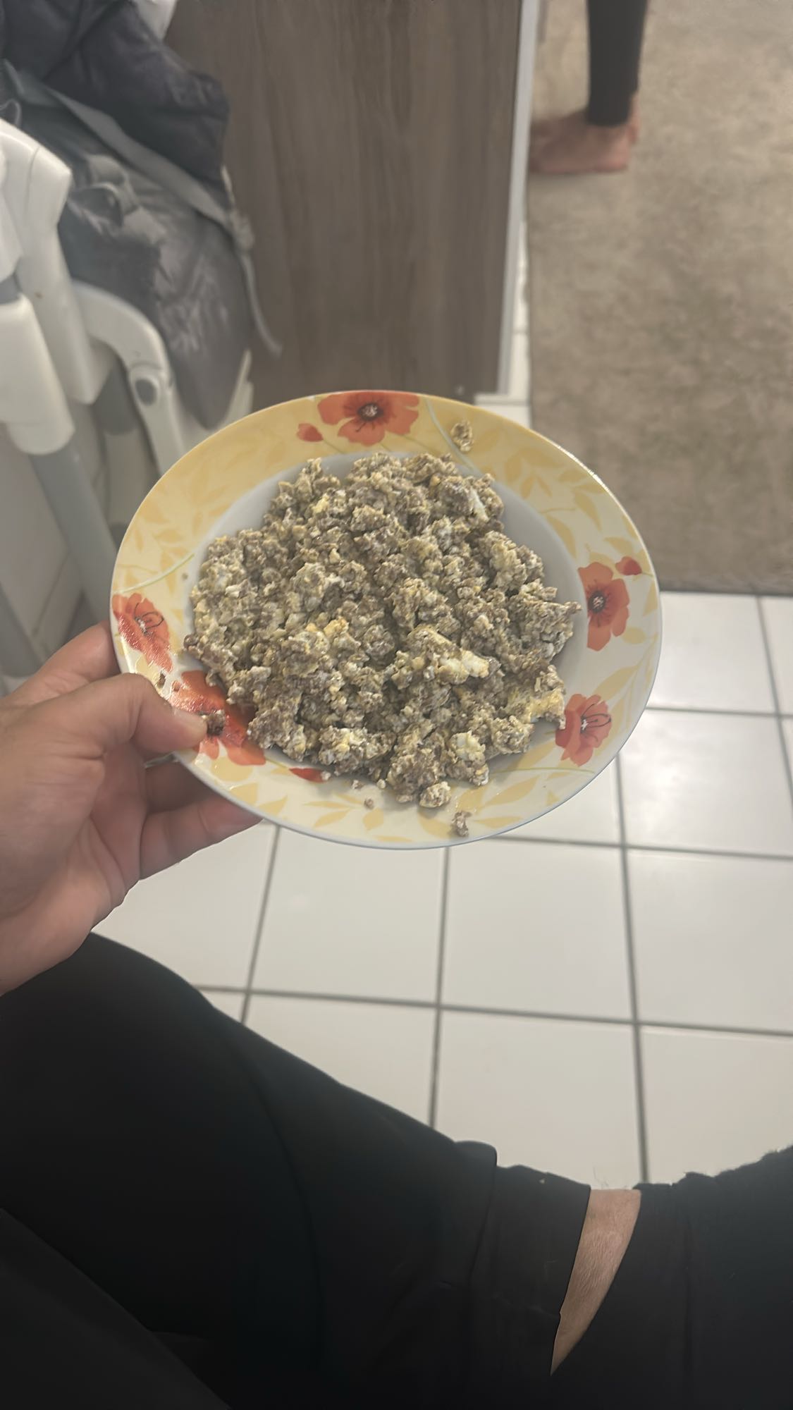 Rühreier mit Hackfleisch