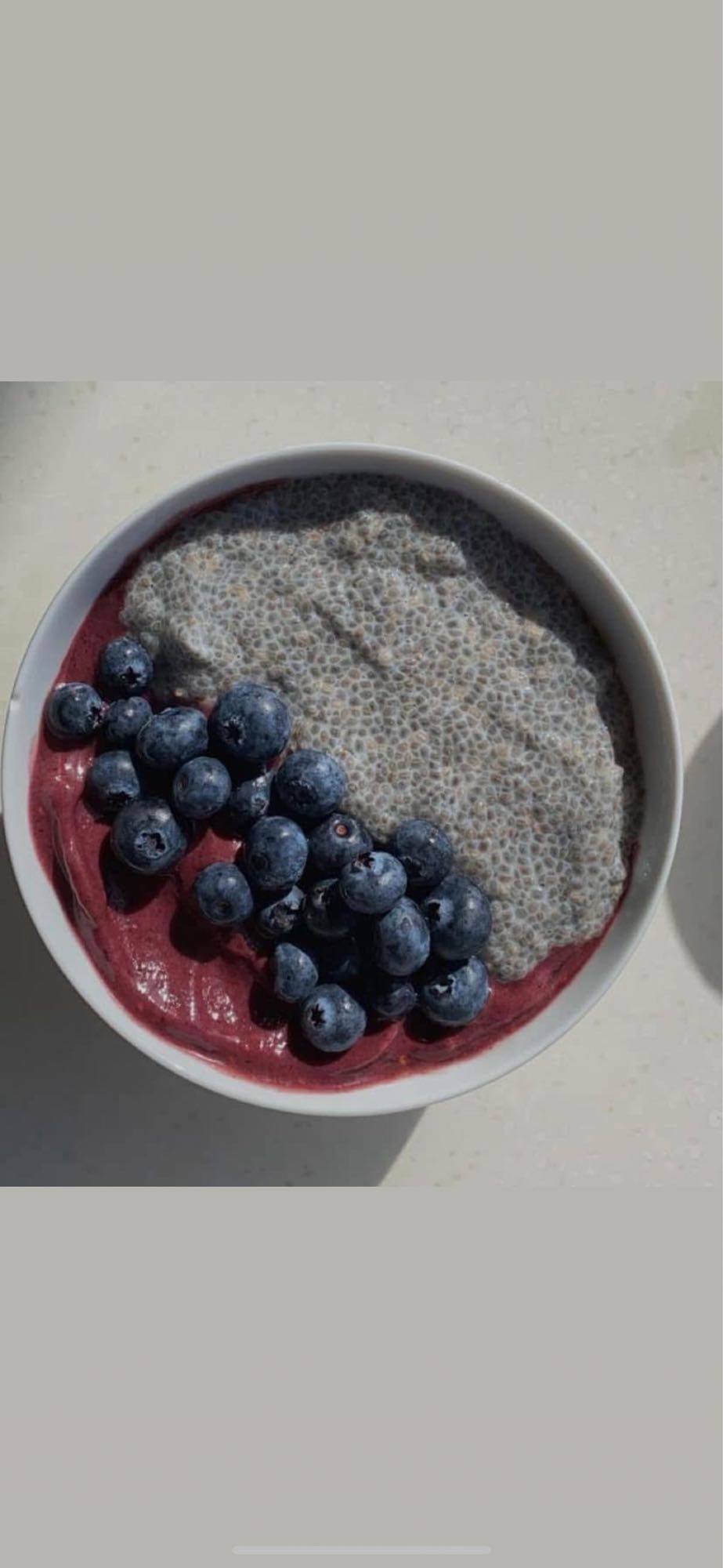 боул с чиа и ягодами