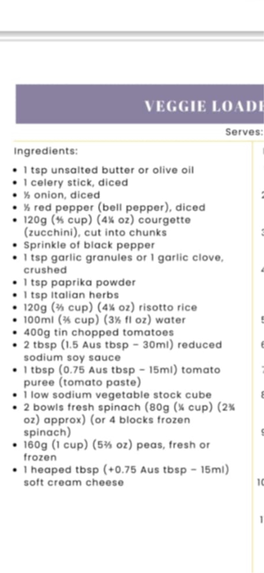 Veggie Loaded Risotto