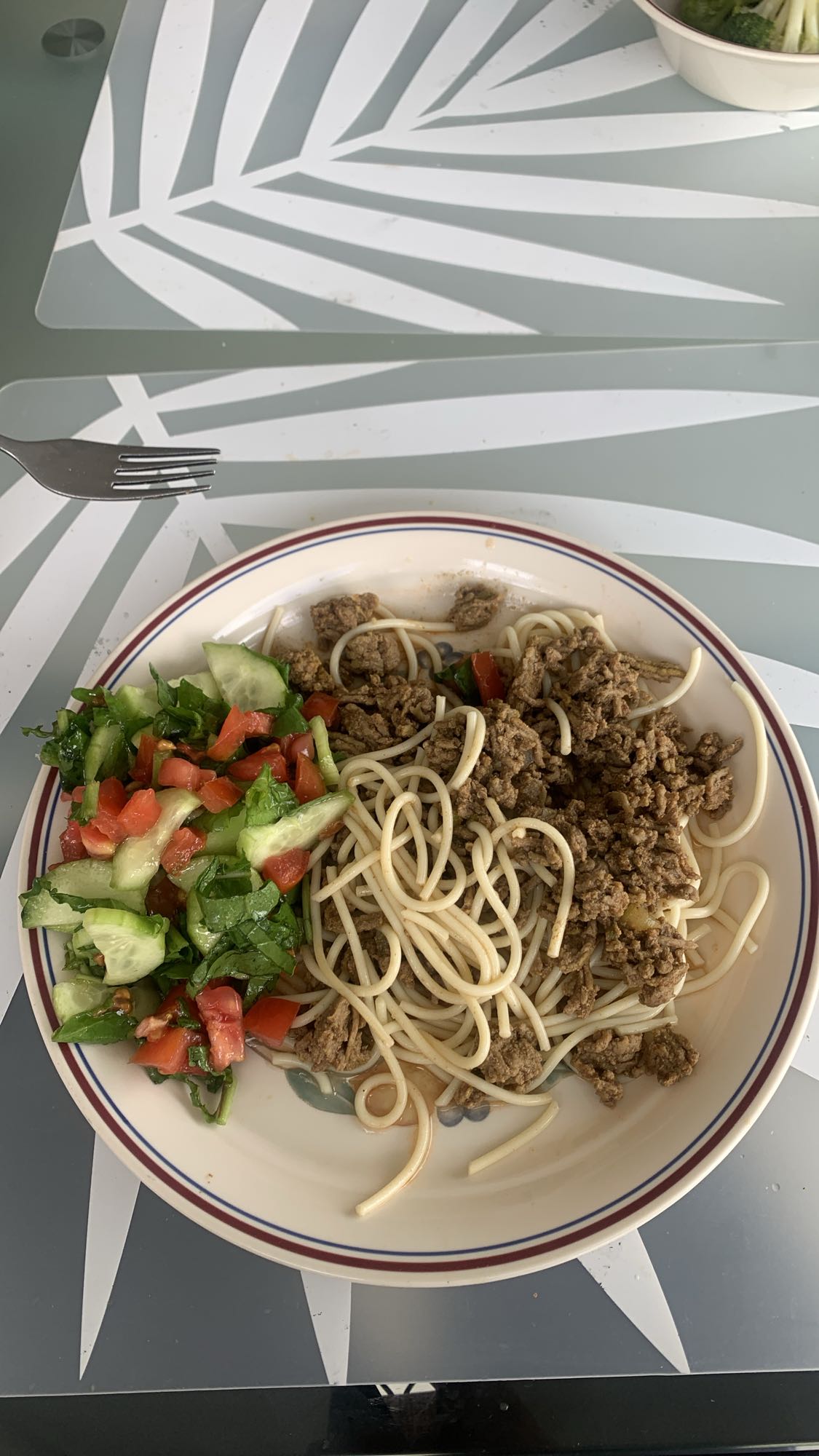 Espaguetis con carne