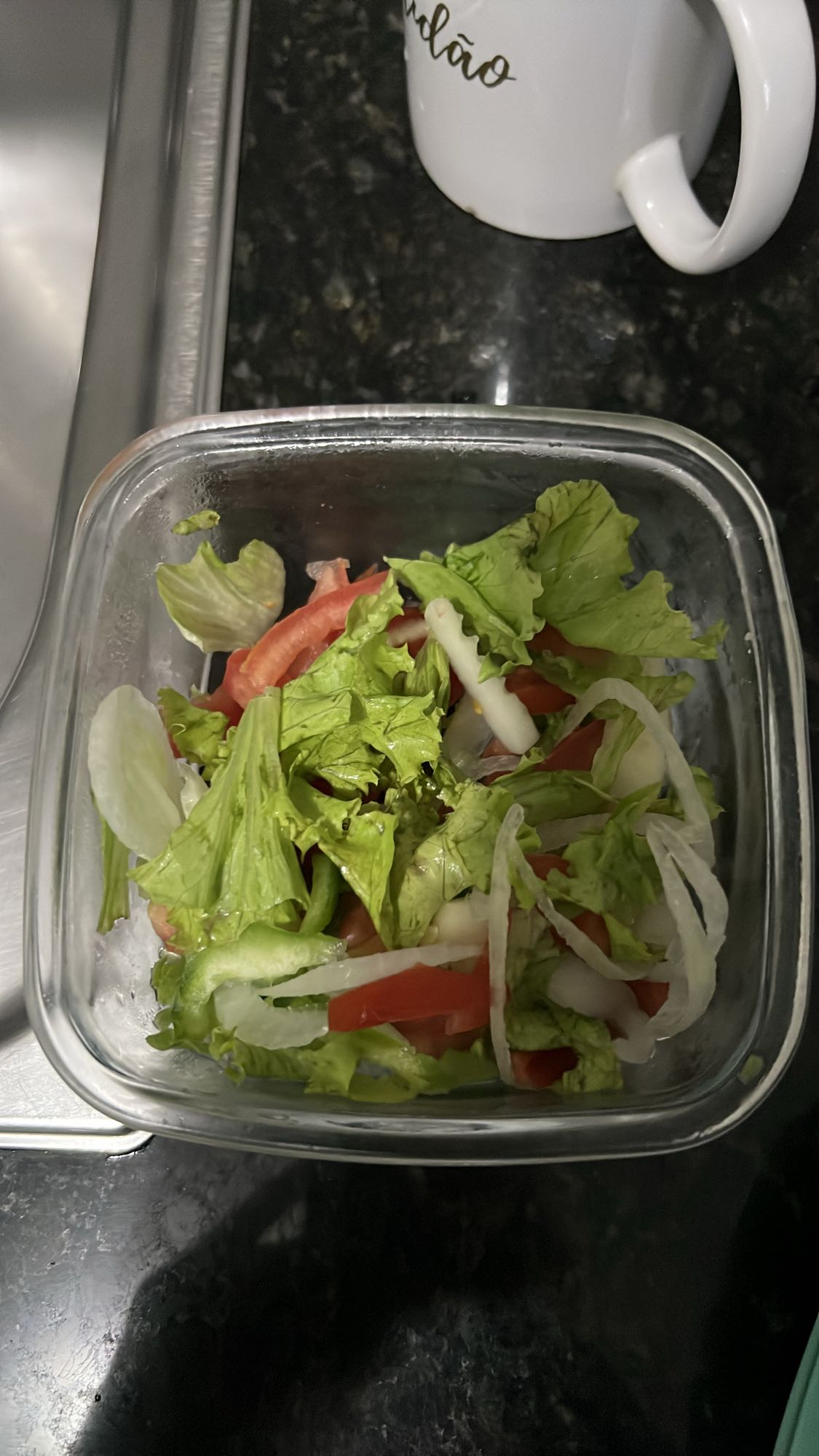 Salada fresca simples