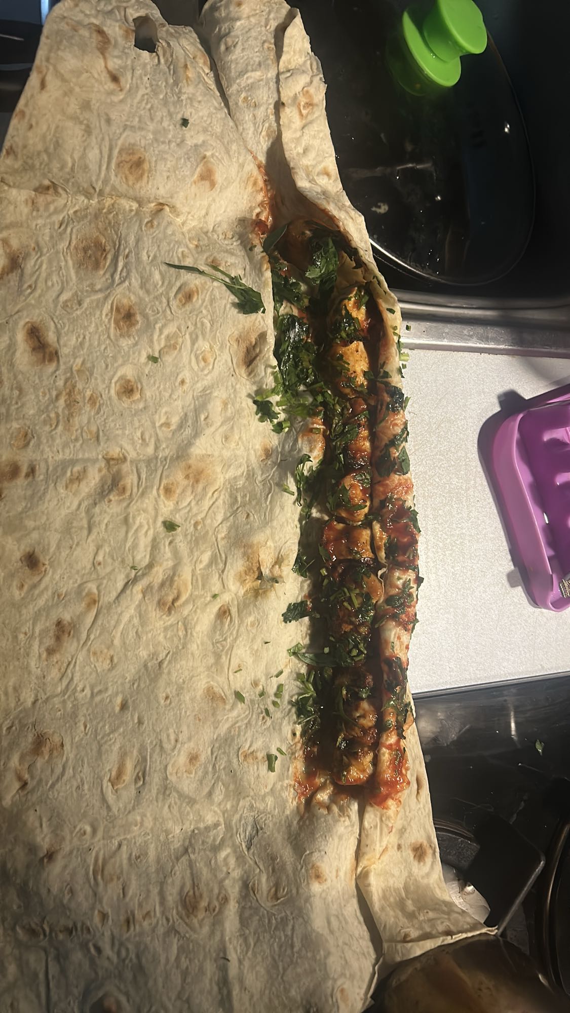 Chicken Wrap with Herbs