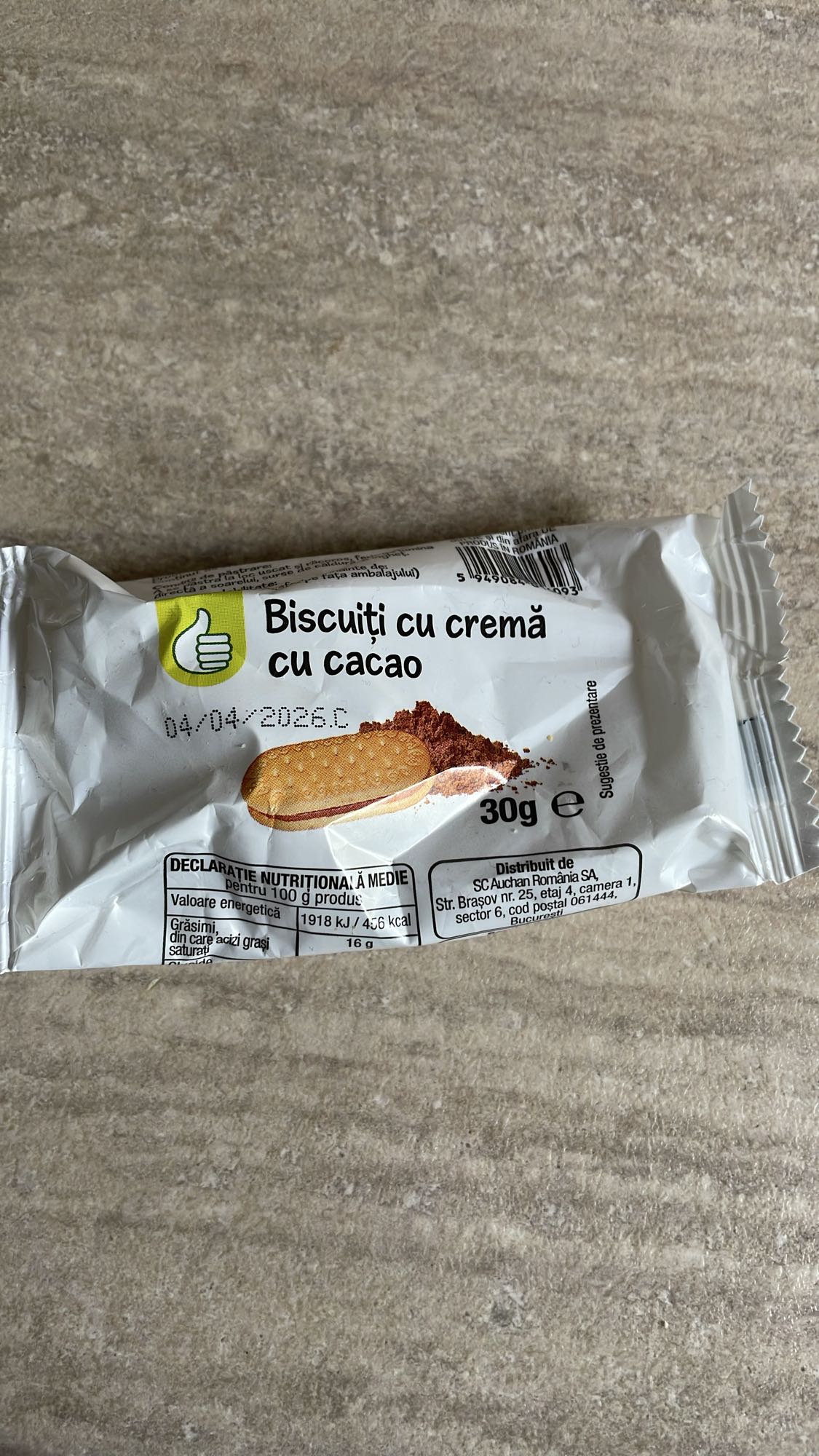Biscuiți cu cacao