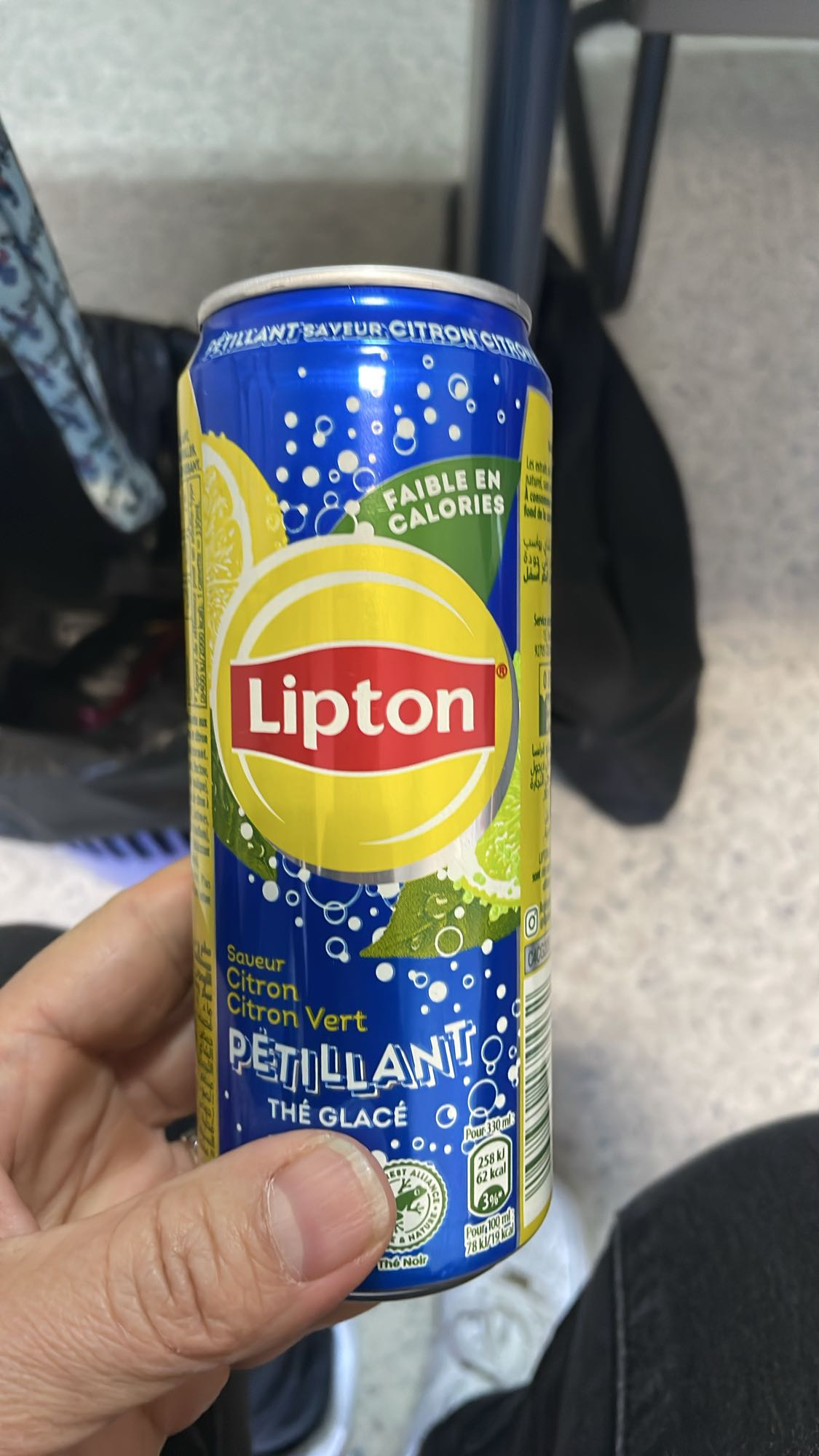 Thé glacé citron vert