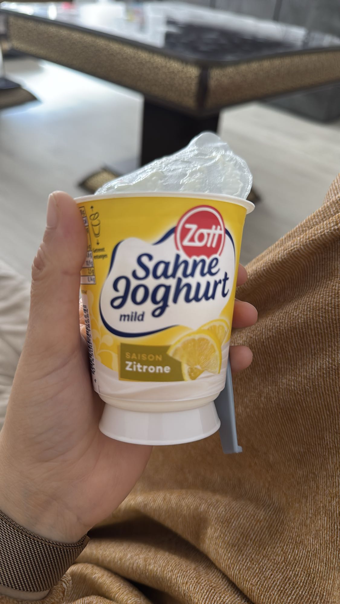 Zitronen Sahnejoghurt