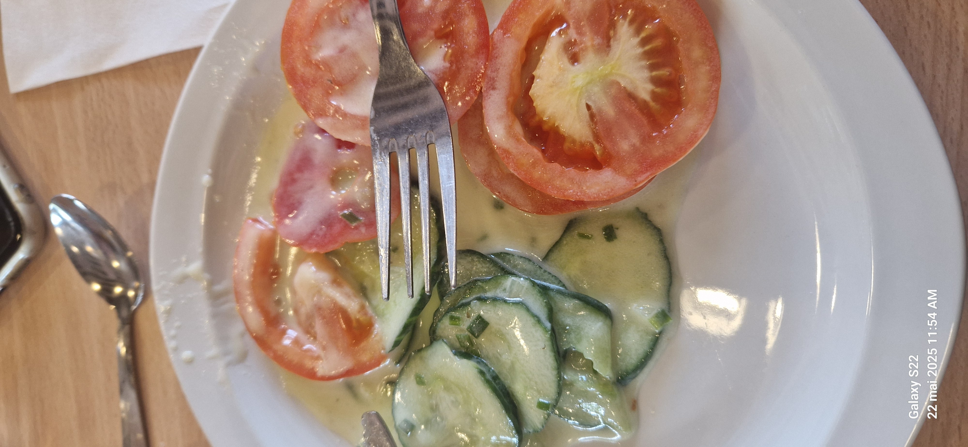 Salade tomate concombre