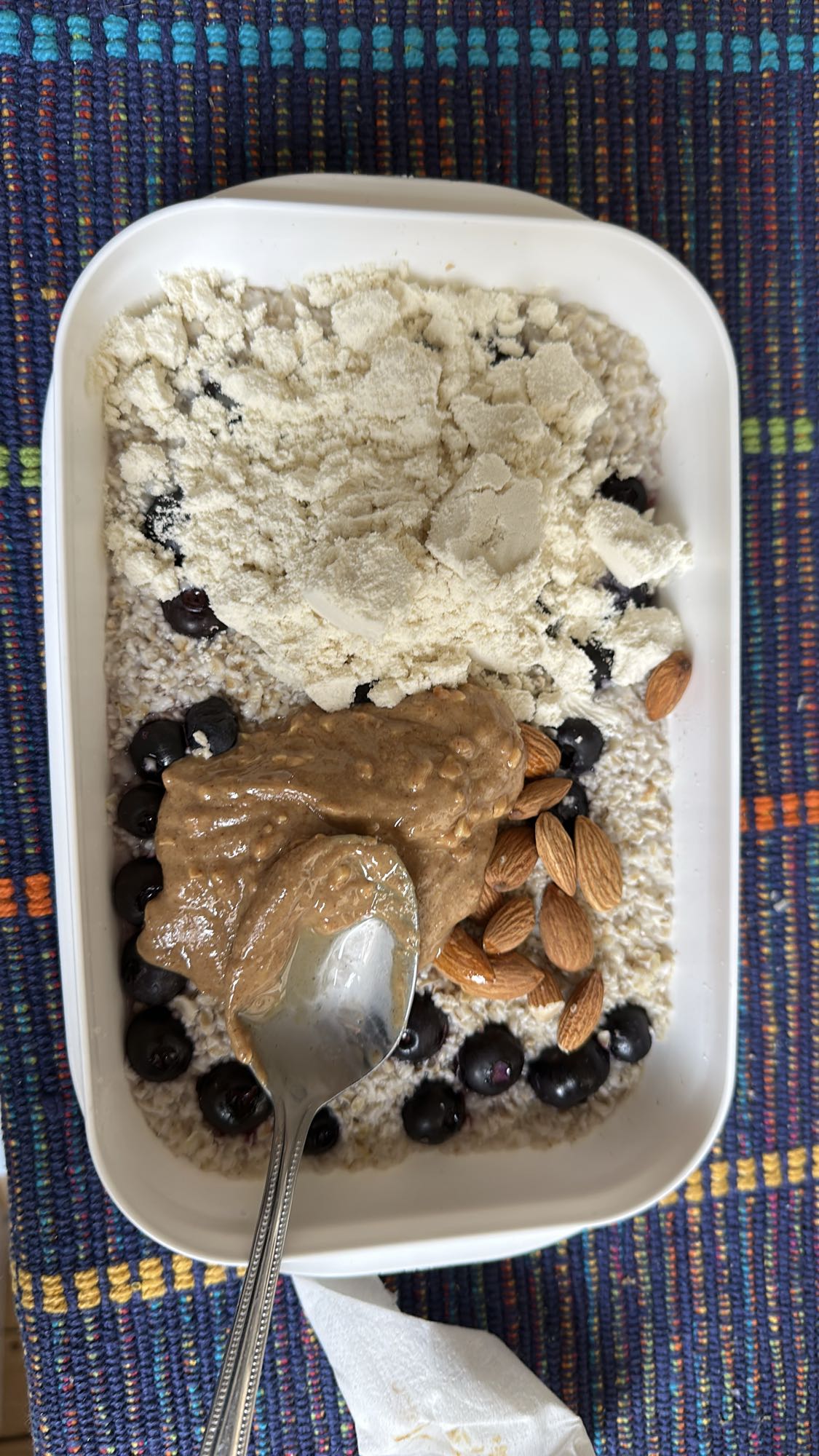 Havregryn med topping