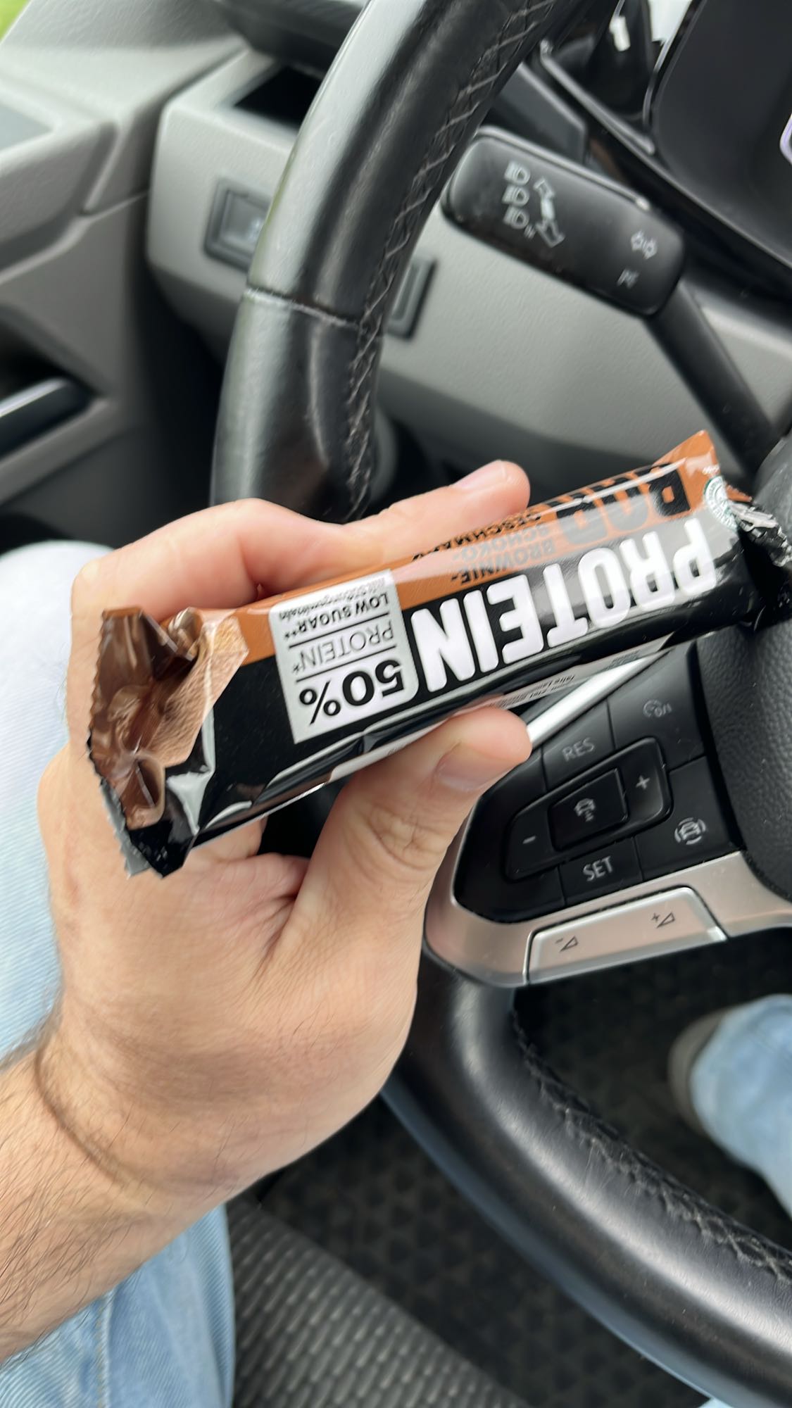 Barra proteica brownie