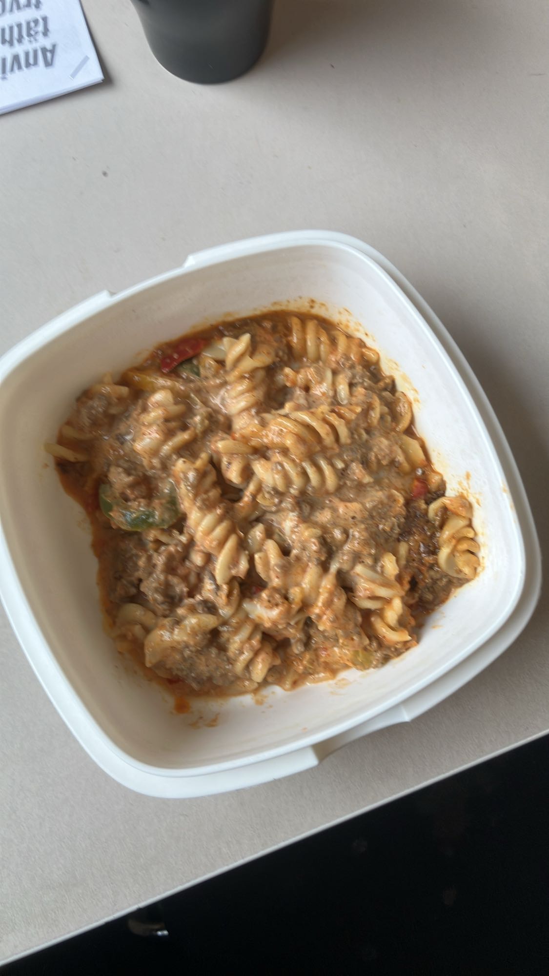 Krämig köttfärspasta