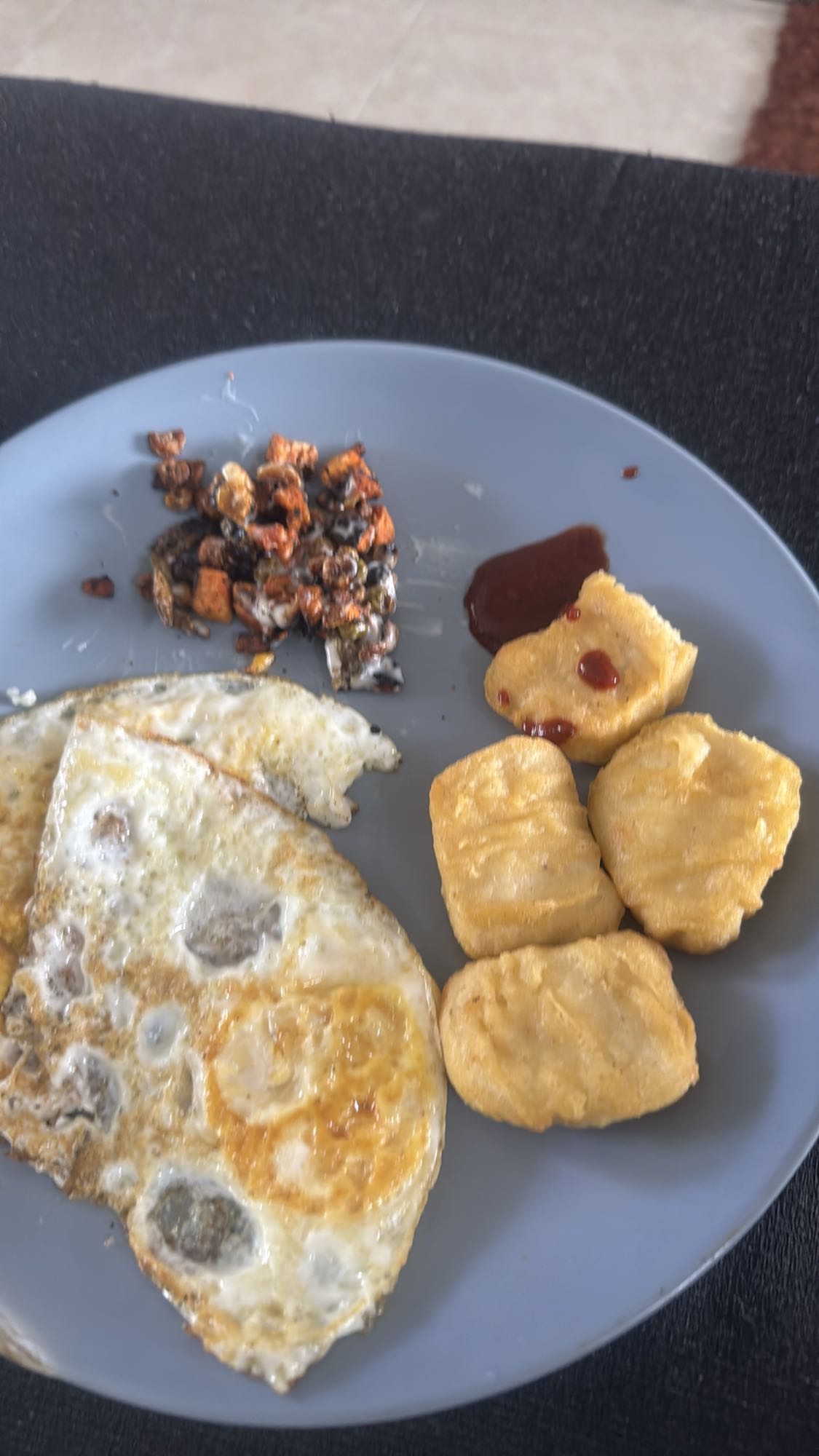 Eggs and Nuggets Plate