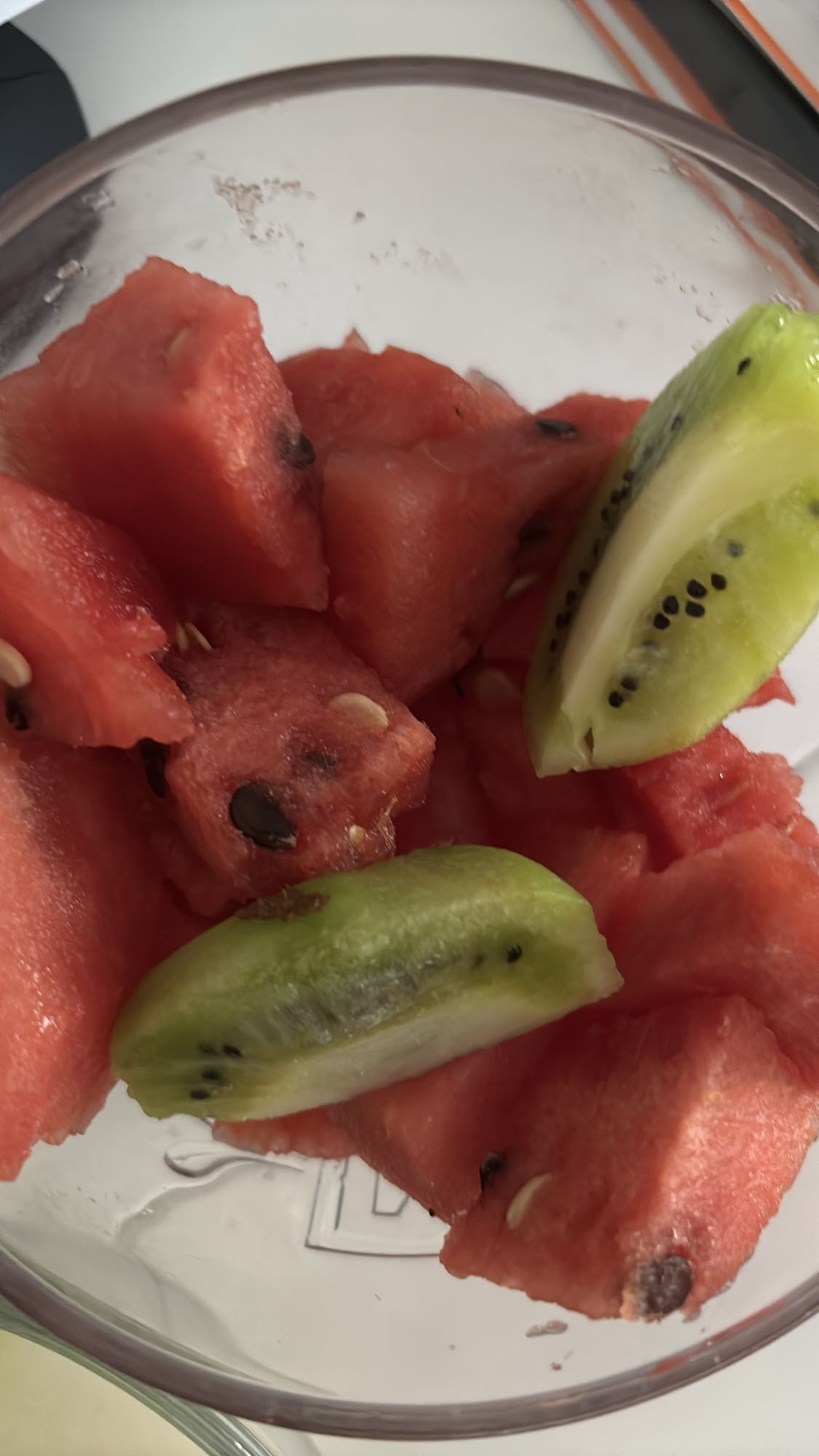 Sałatka z arbuza i kiwi