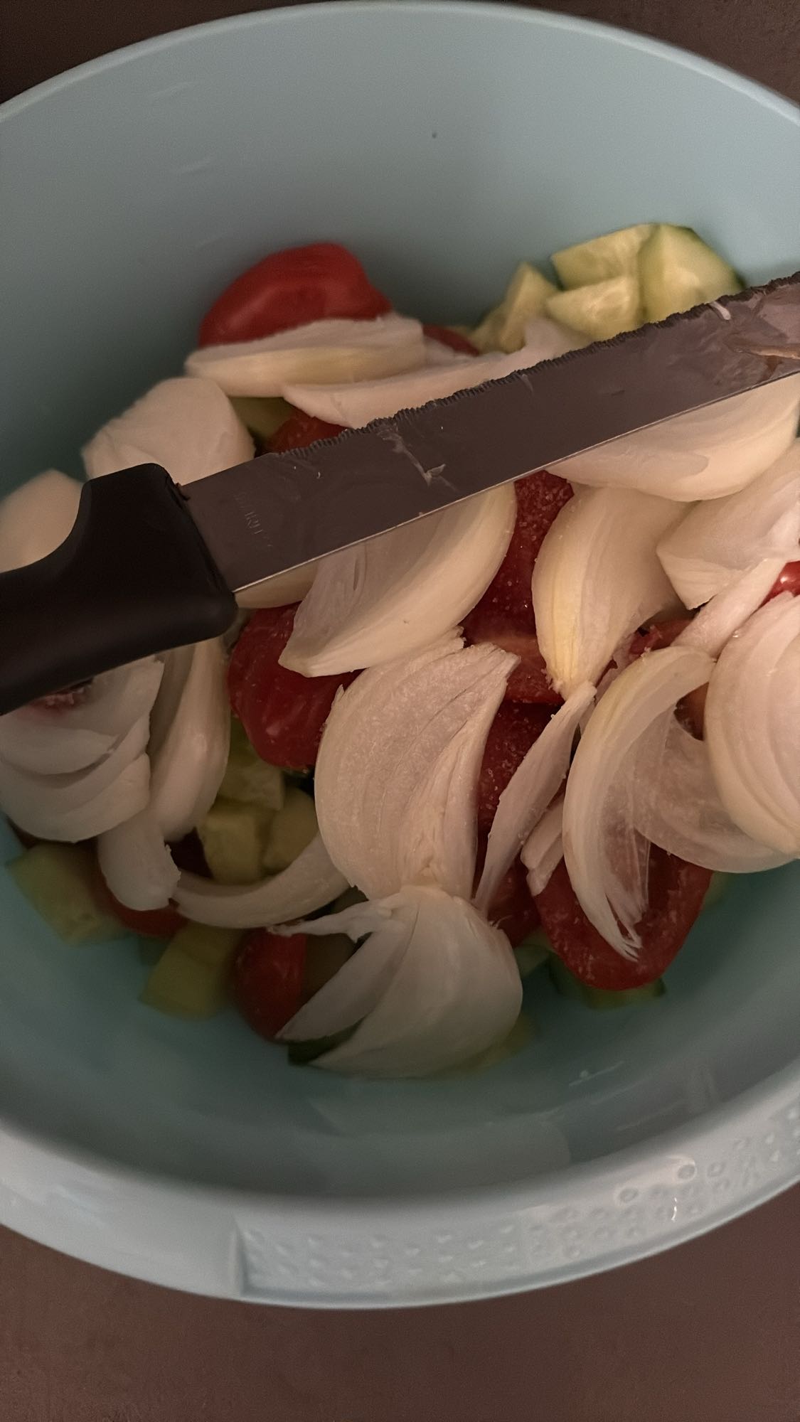 Tomato Cucumber Onion Salad