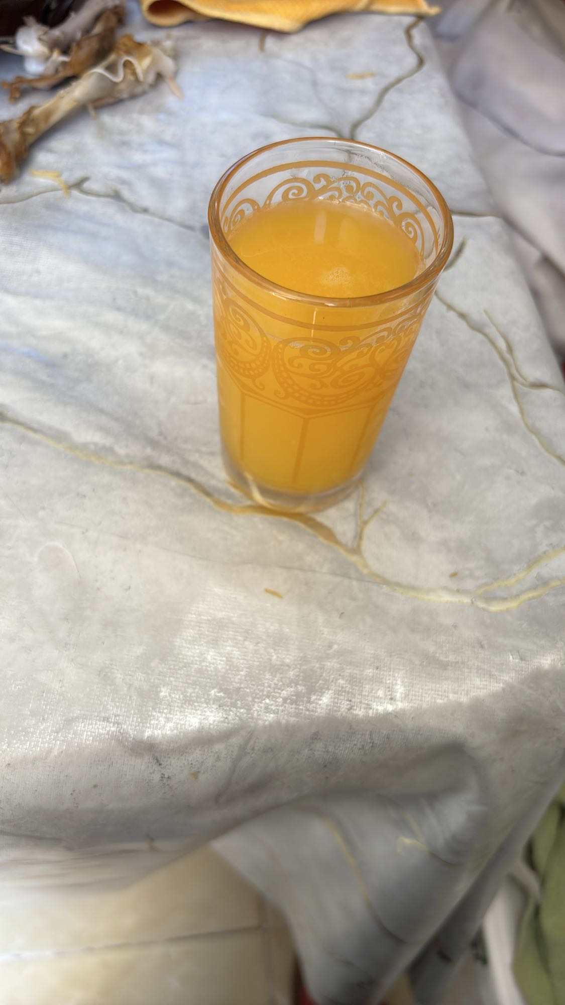 Jus d'orange frais