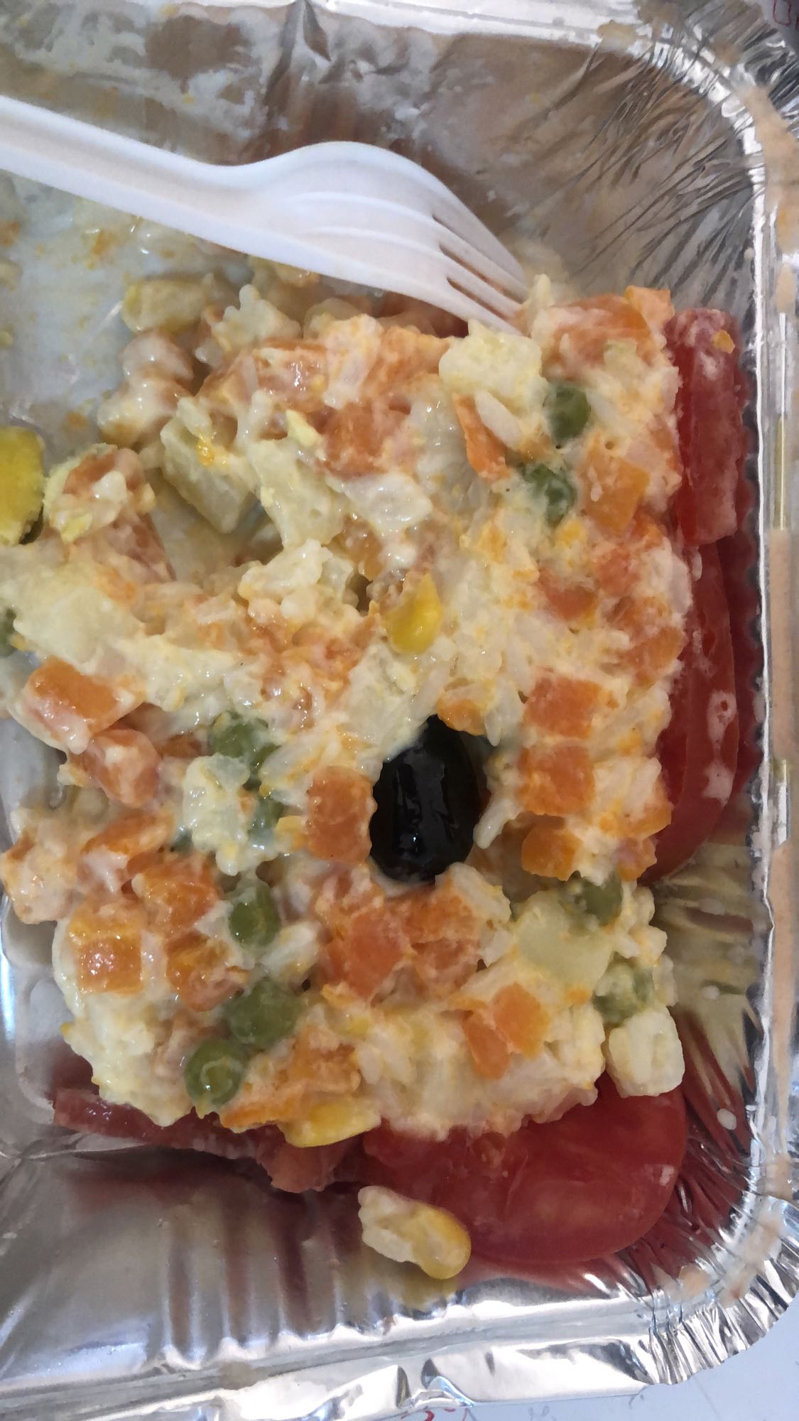 Salade russe mayonnaise