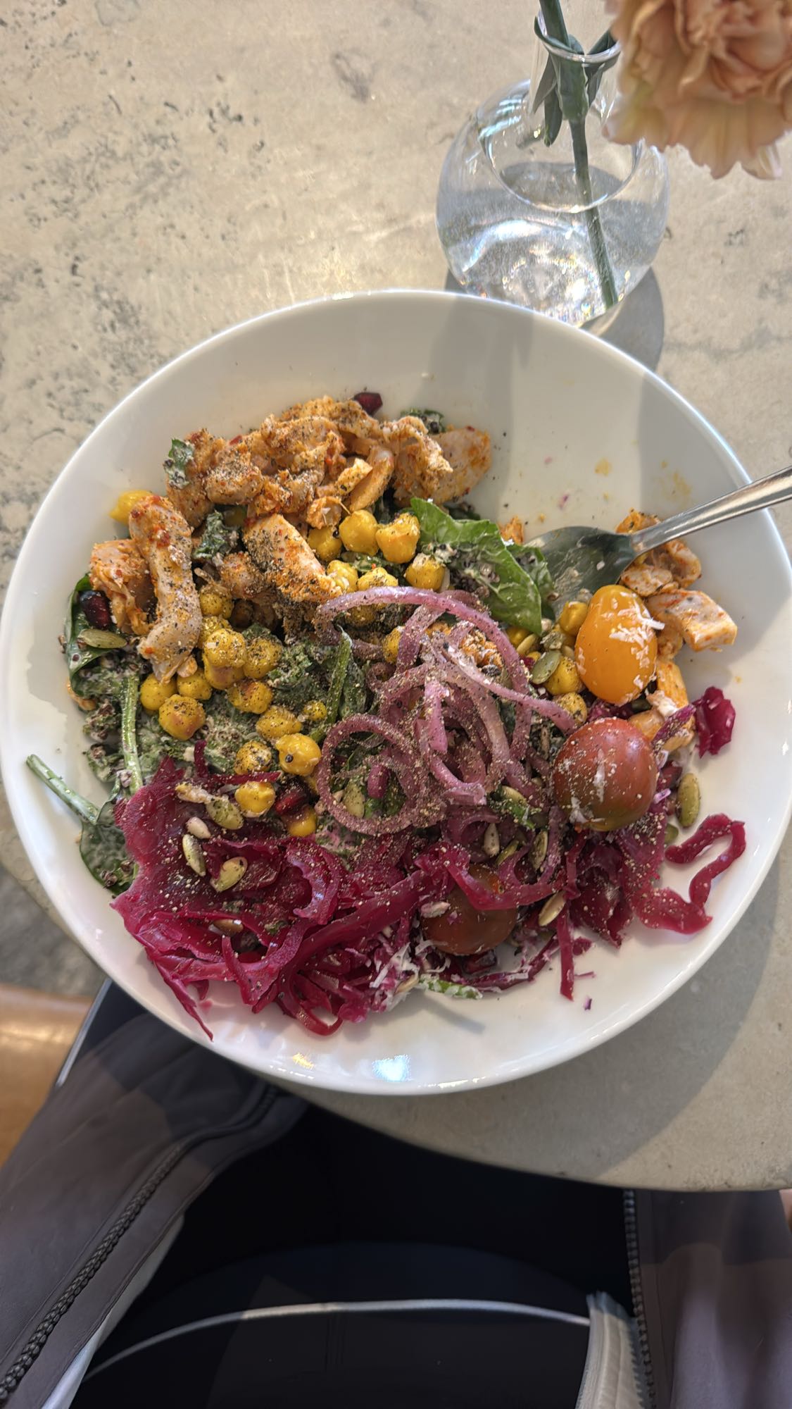 Kycklingsallad med grönsaker