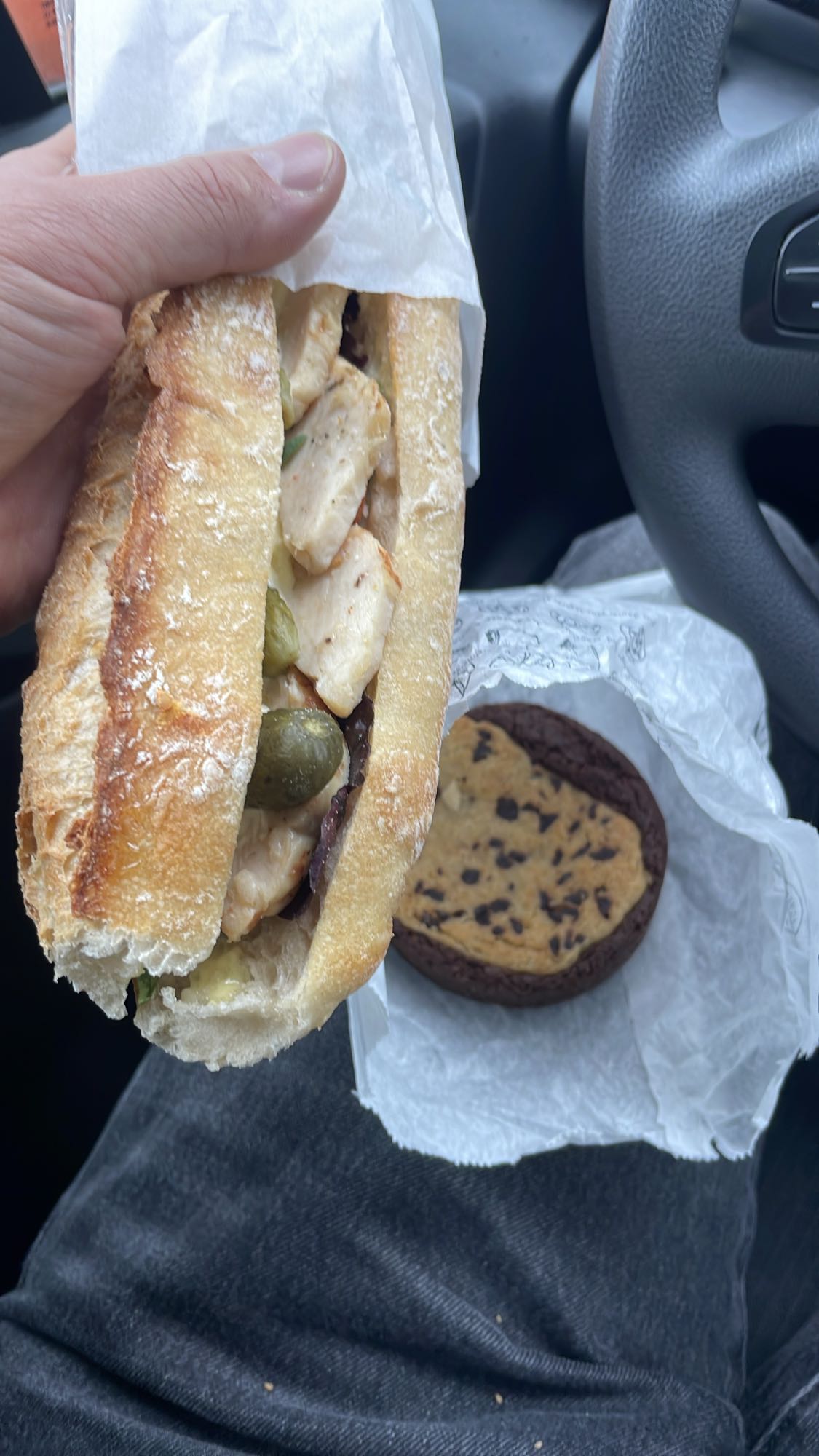 Sandwich poulet + cookie
