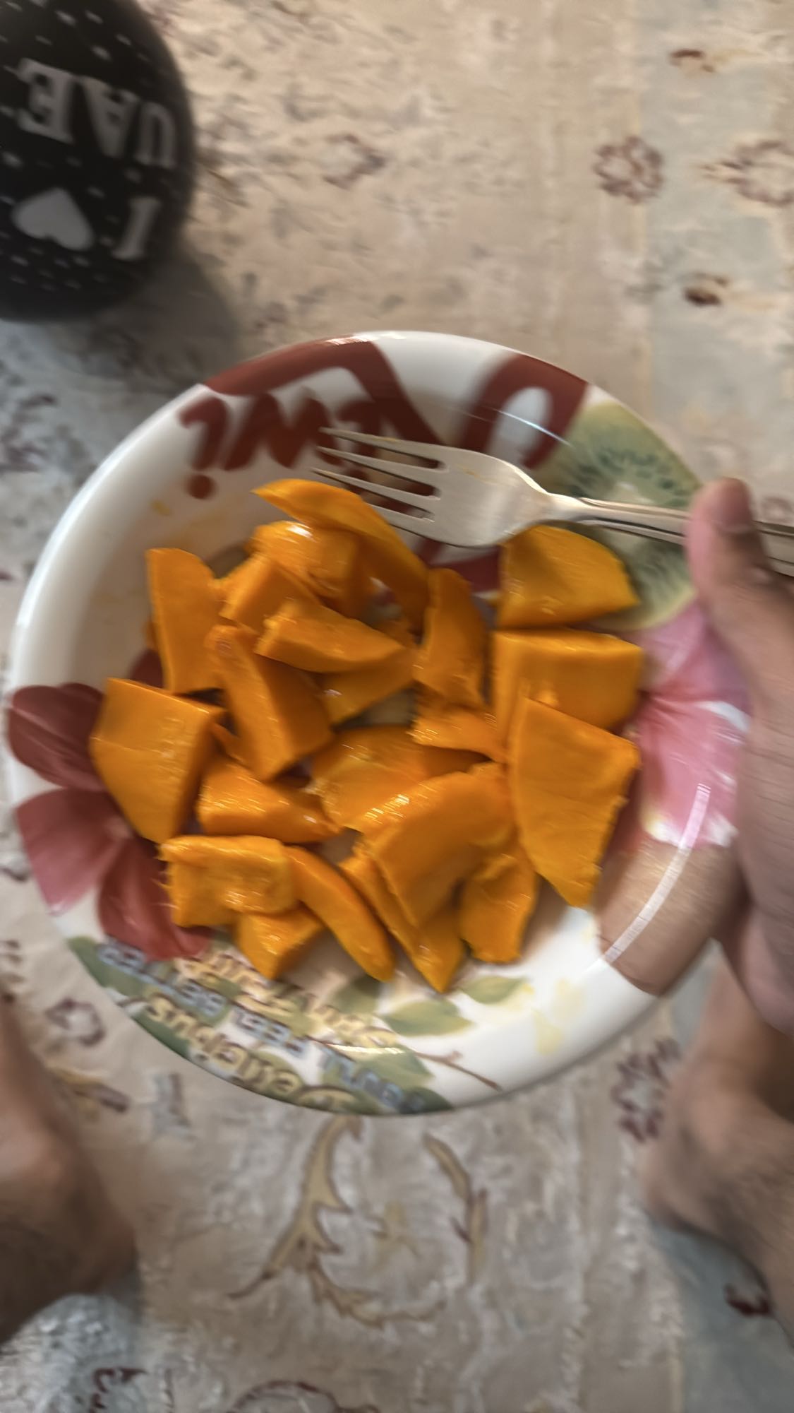 Sliced Mango Bowl