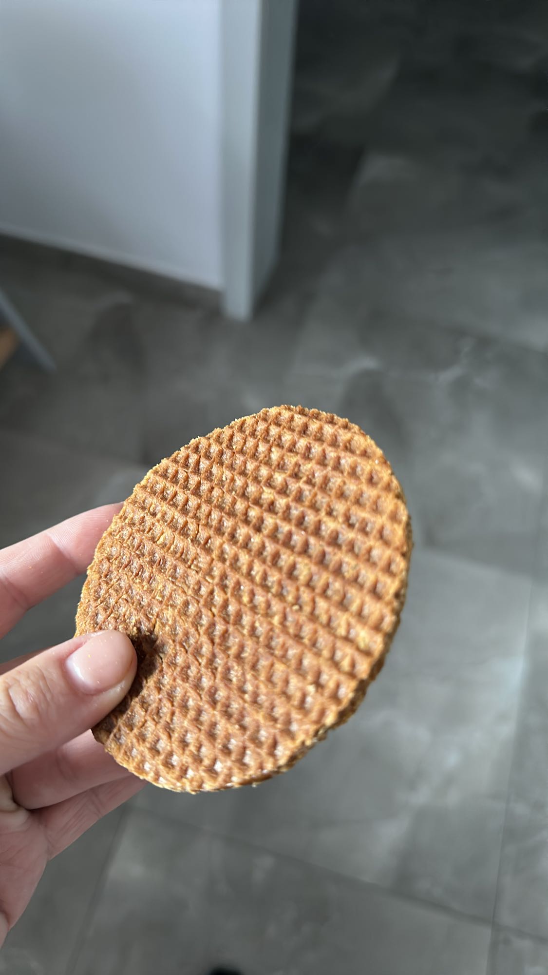 Wafel z karmelem