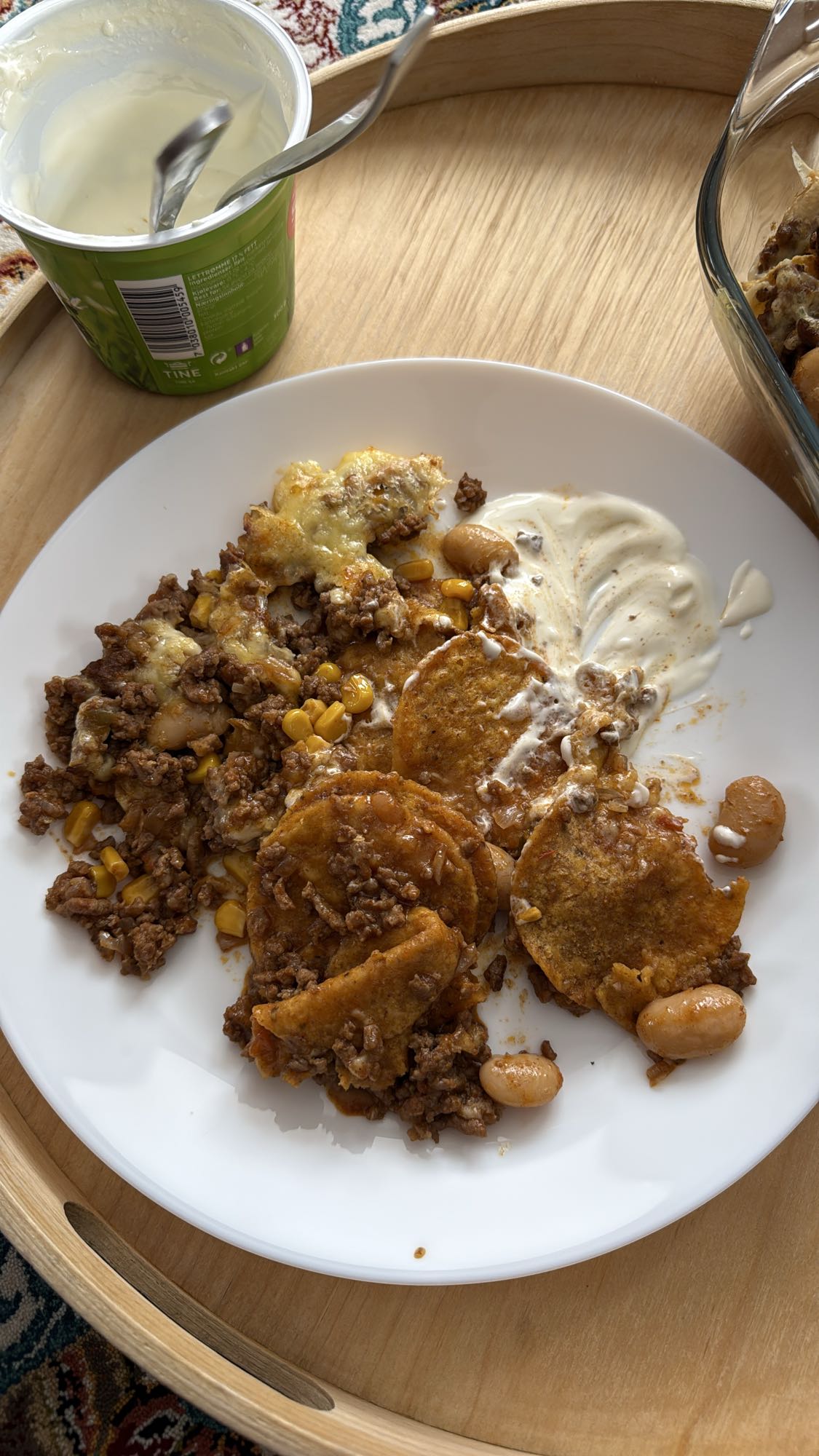 Tacoform med kjøttdeig