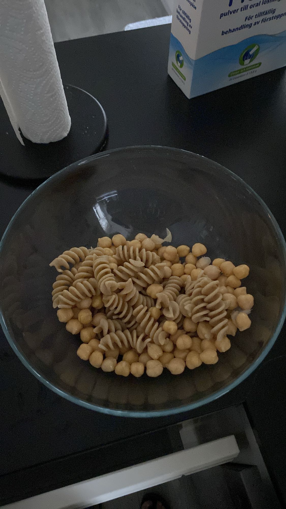 Kikärtor och pasta