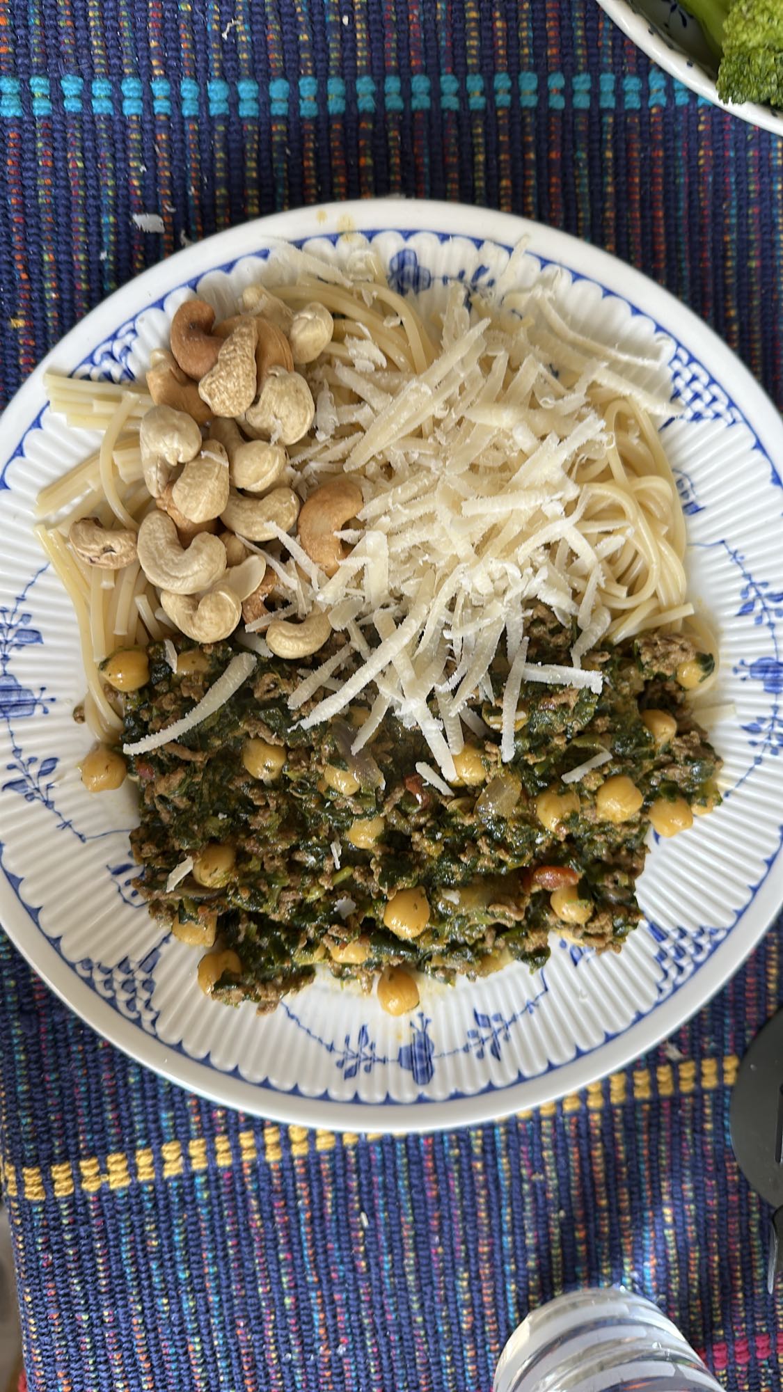 Pasta med grönsaksröra