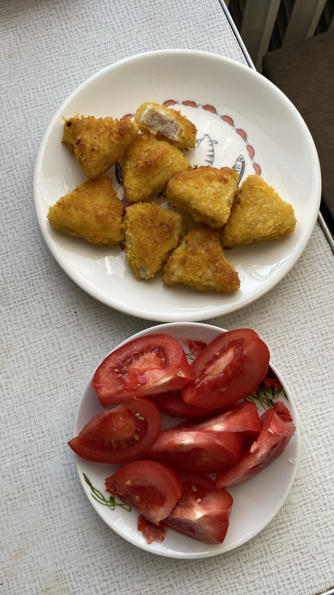 Наггетсы с помидорами