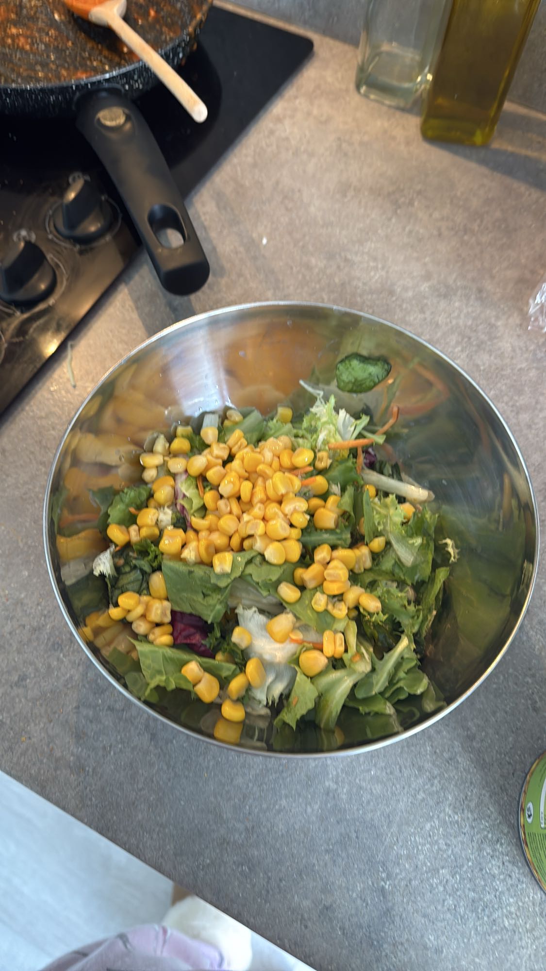 Maïs gemengde salade