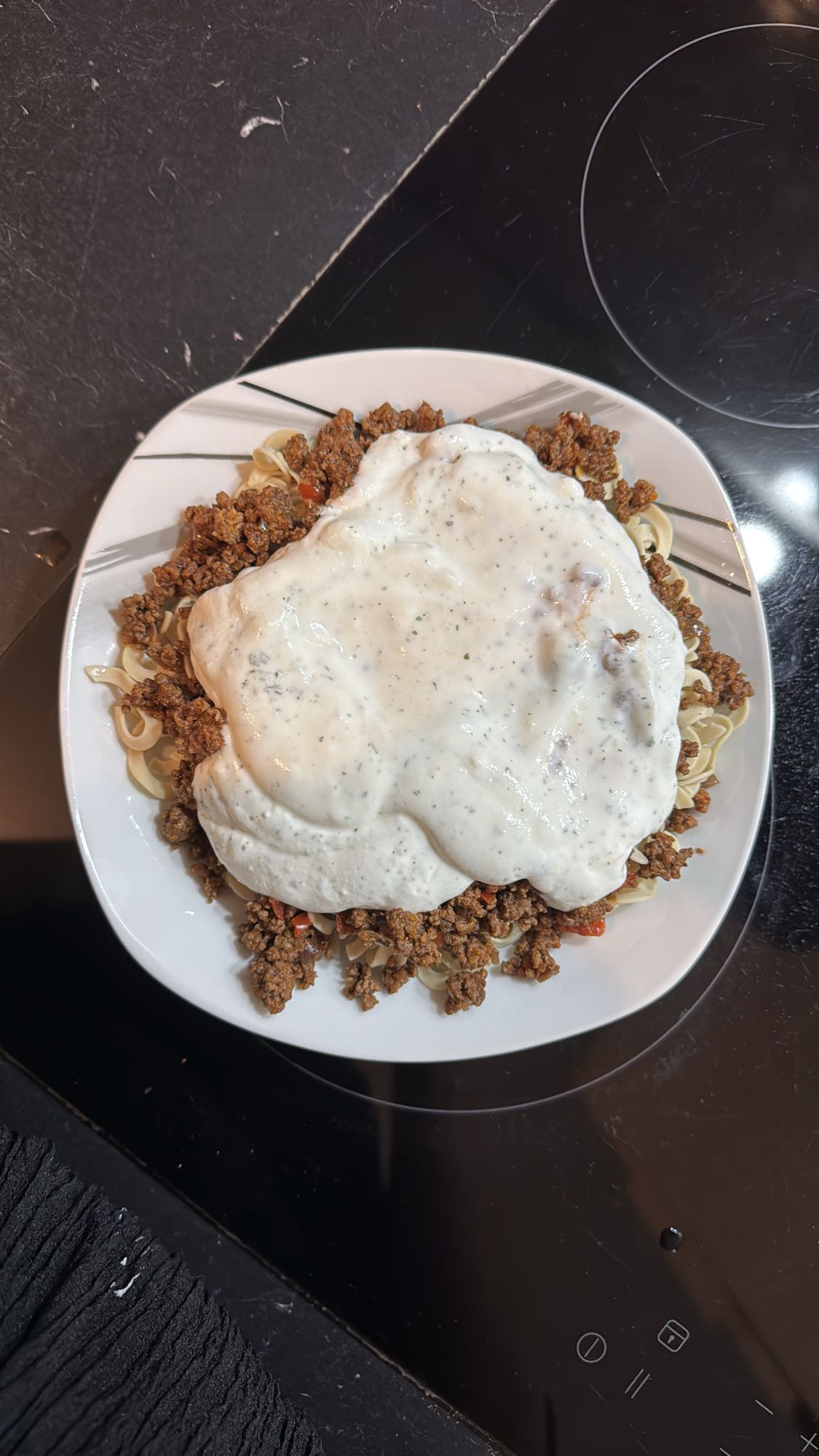 Pasta mit Hackfleisch