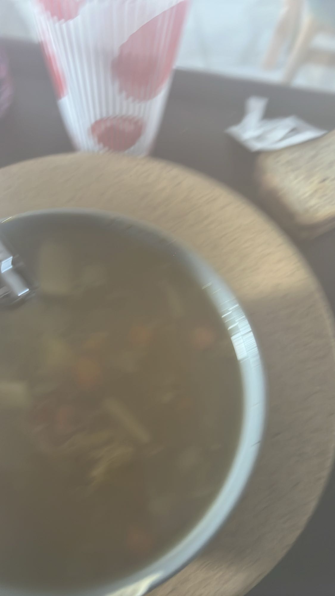 Soupe et pain complet