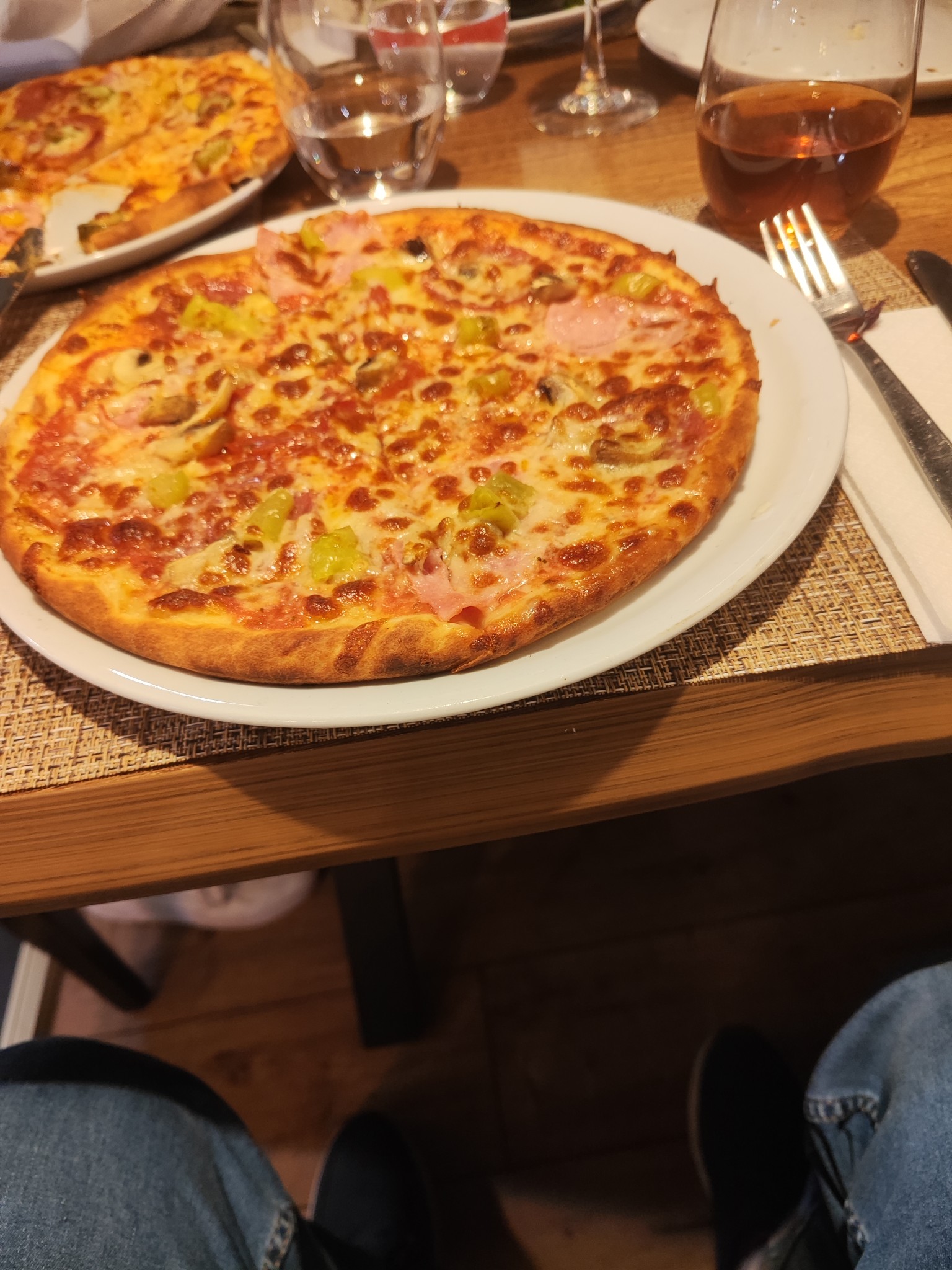 Meat and Veggie Pizza