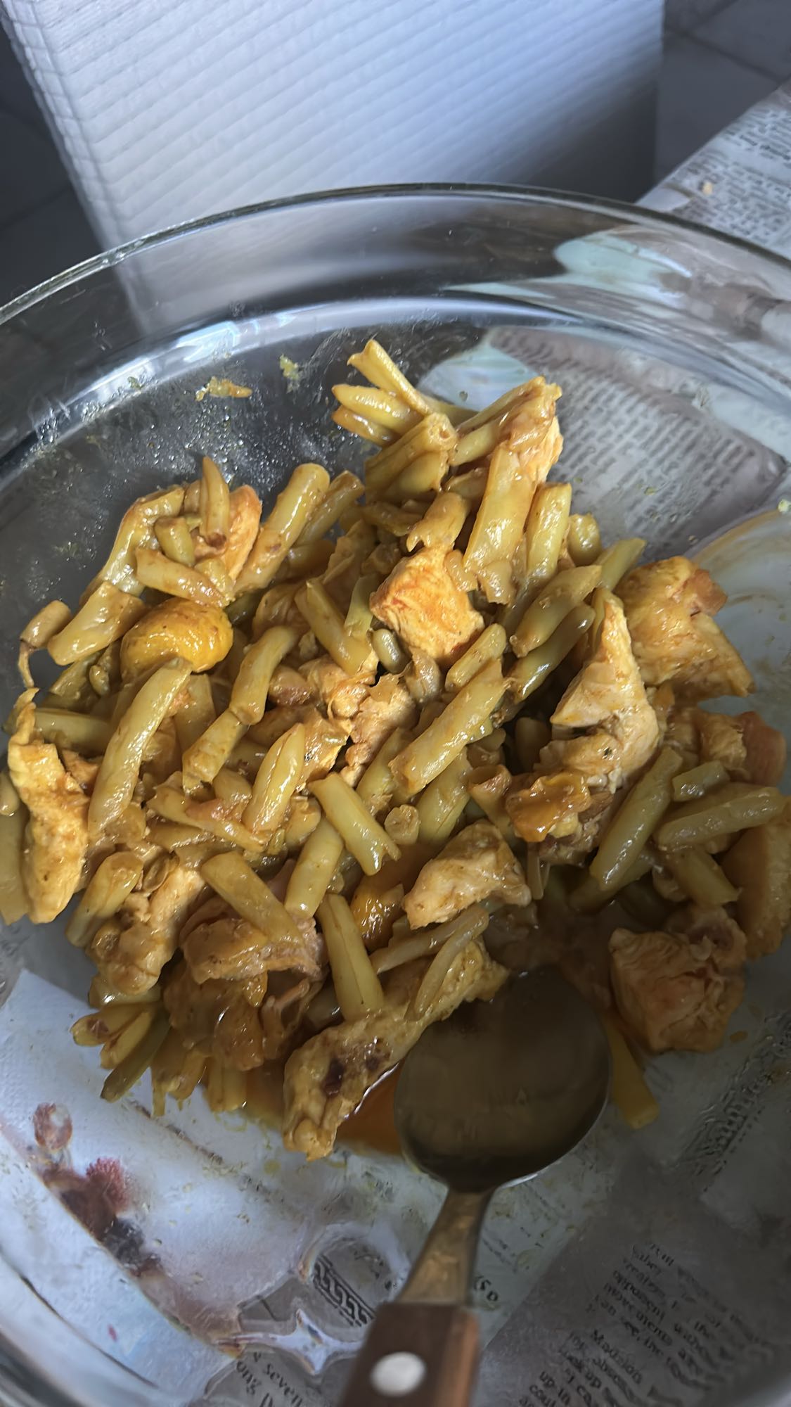 Piept de pui cu fasole verde