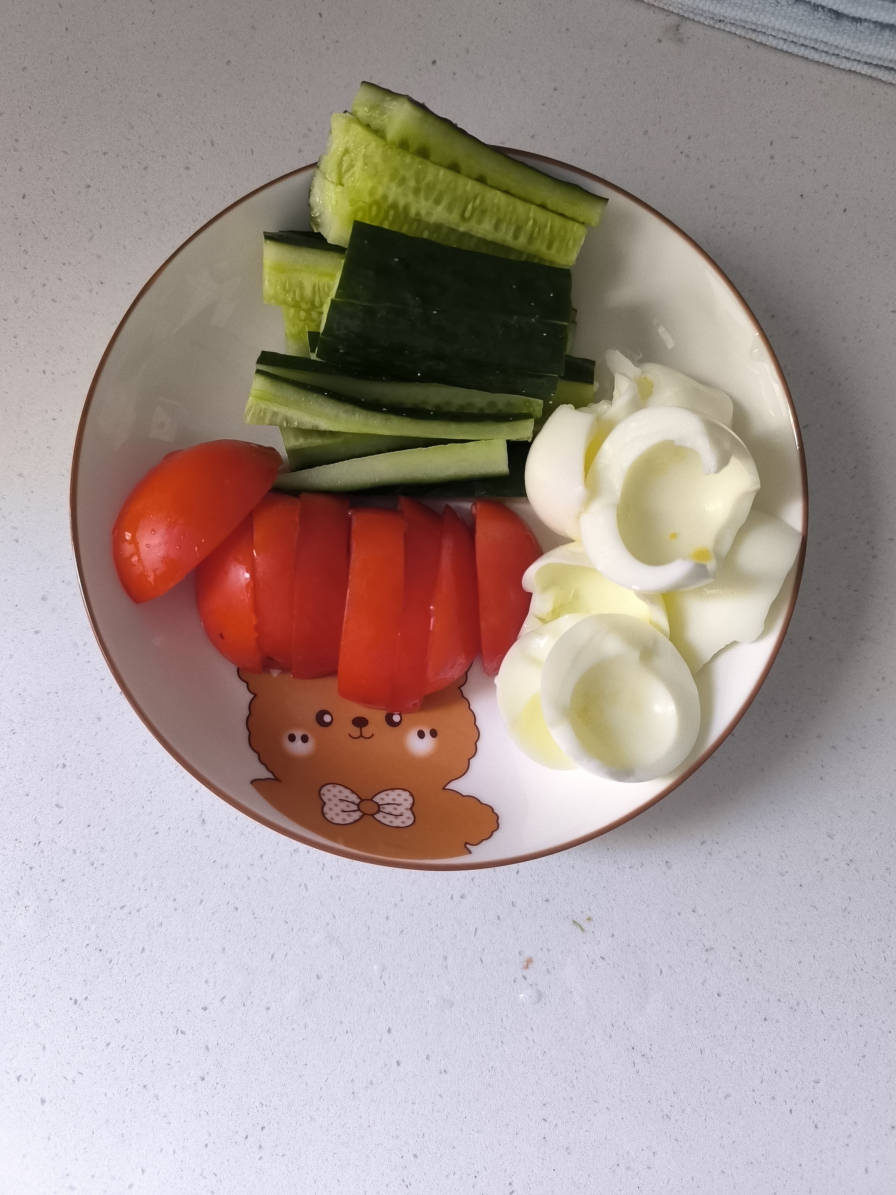 Egg Veggie Plate