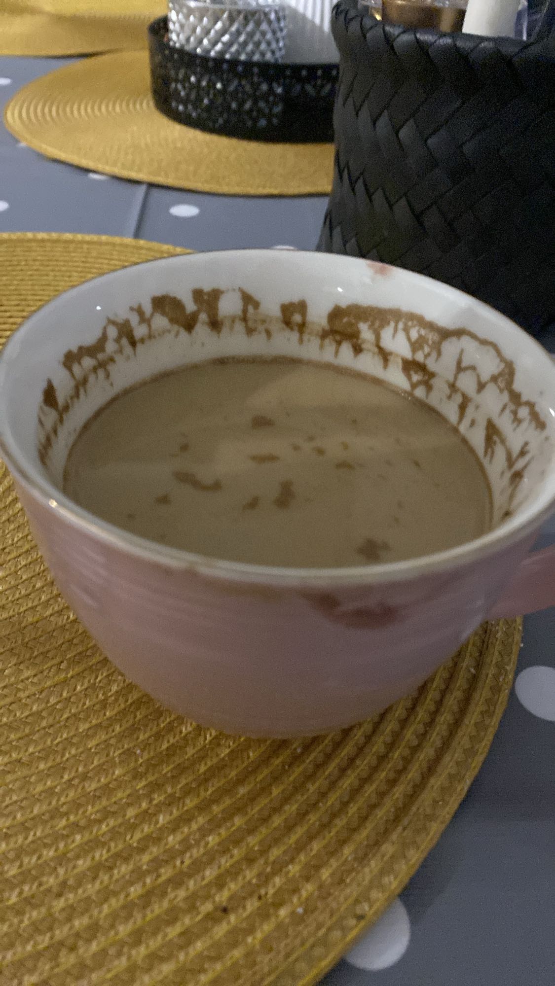 Kubek gorącej czekolady