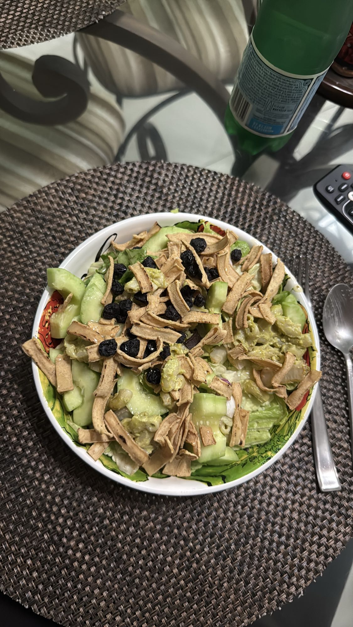 Ensalada crujiente verde