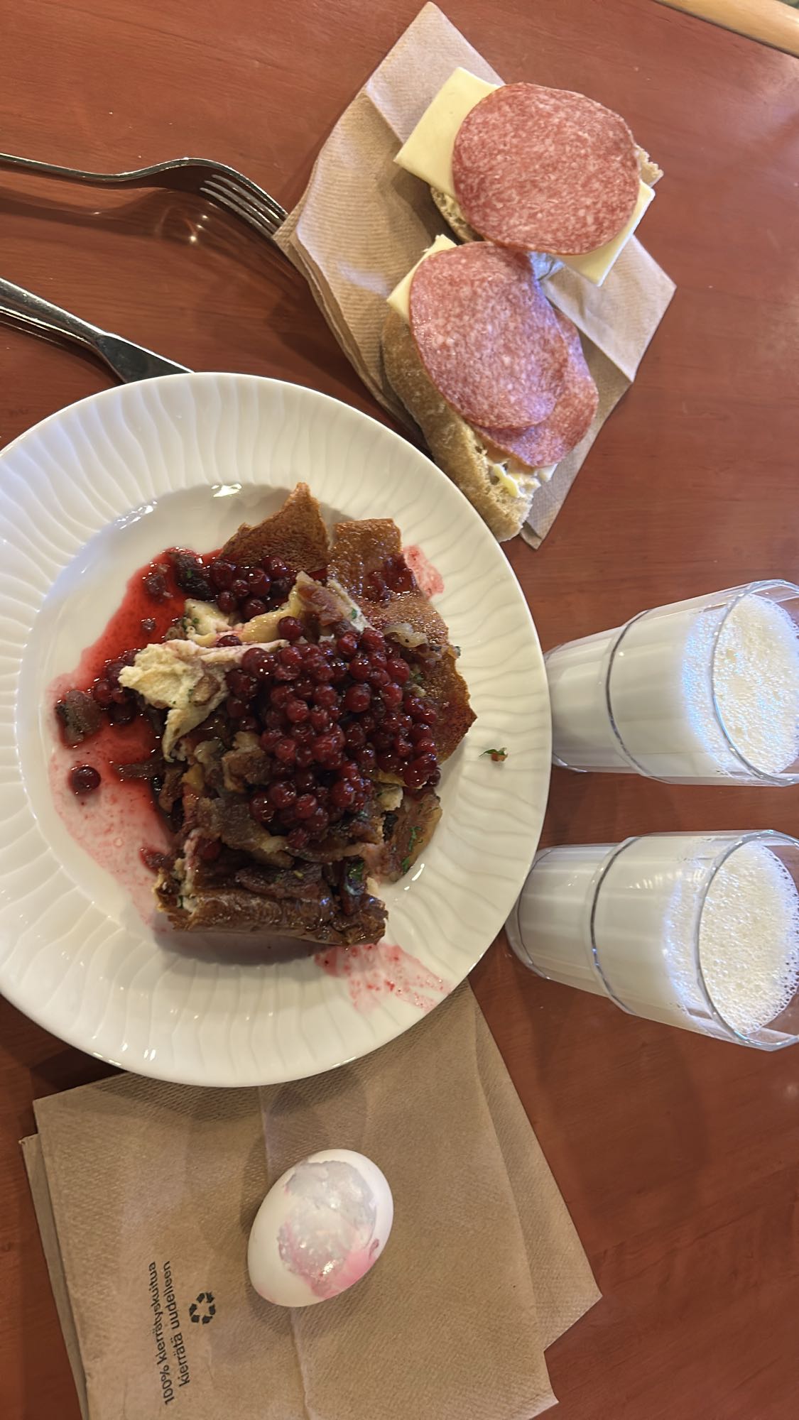 Bröd, kött, bär & mjölk