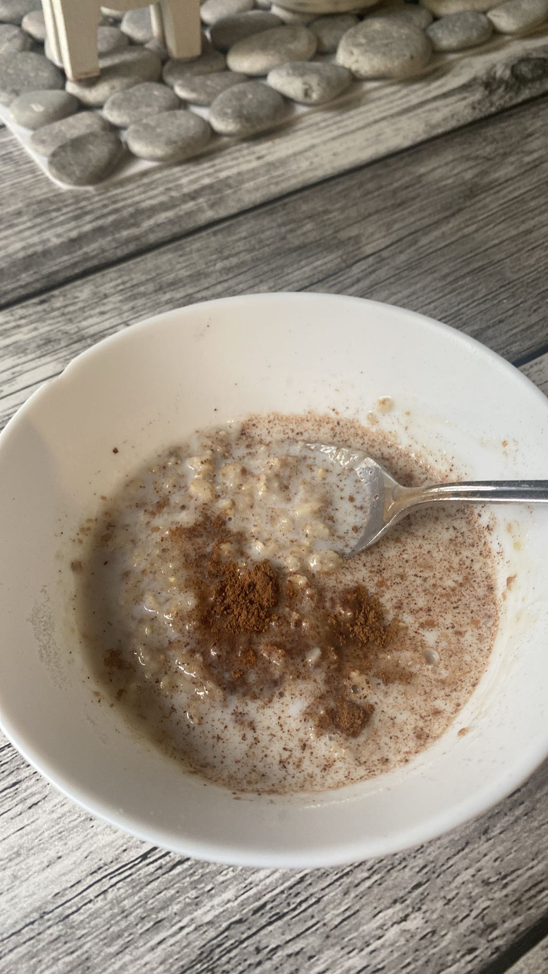 Havregrynsgröt med proteinpulver